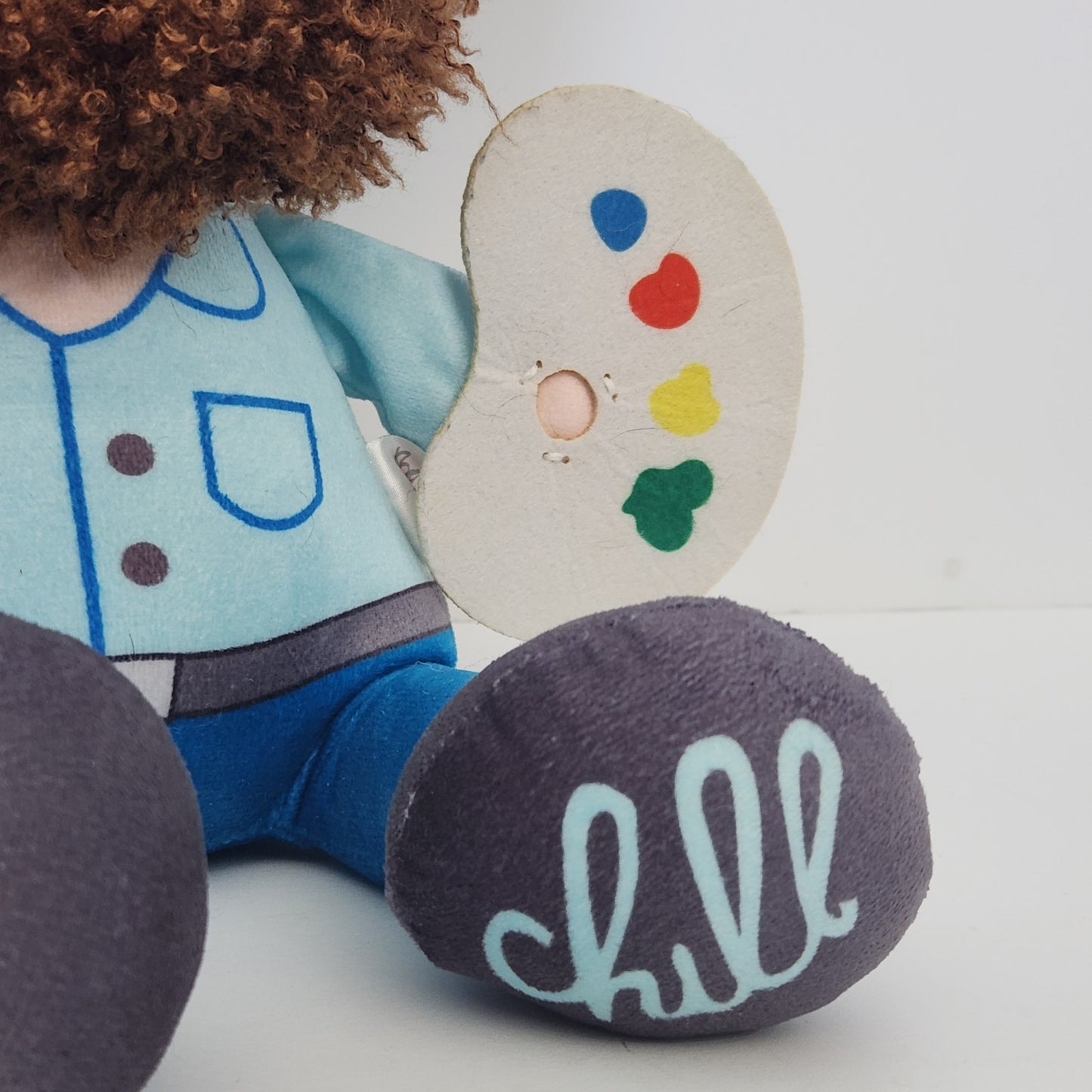 Bob Ross Big Head "Chill" Plush Doll – Fiesta Collectibles – Licensed Artist Toy