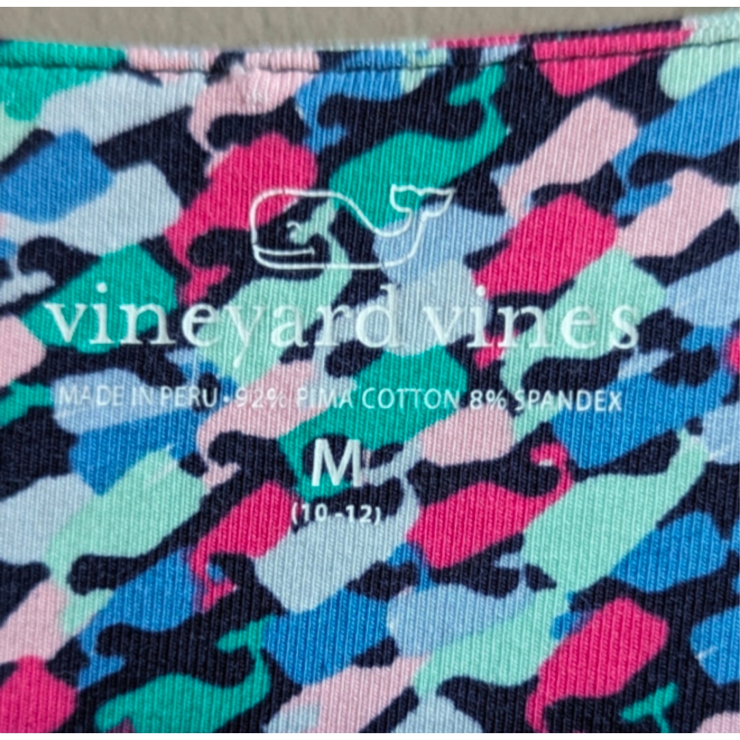 🐳 Vineyard Vines Swimming Whales Tisbury Stretch Knit Dress | Girls Size M (10–12)