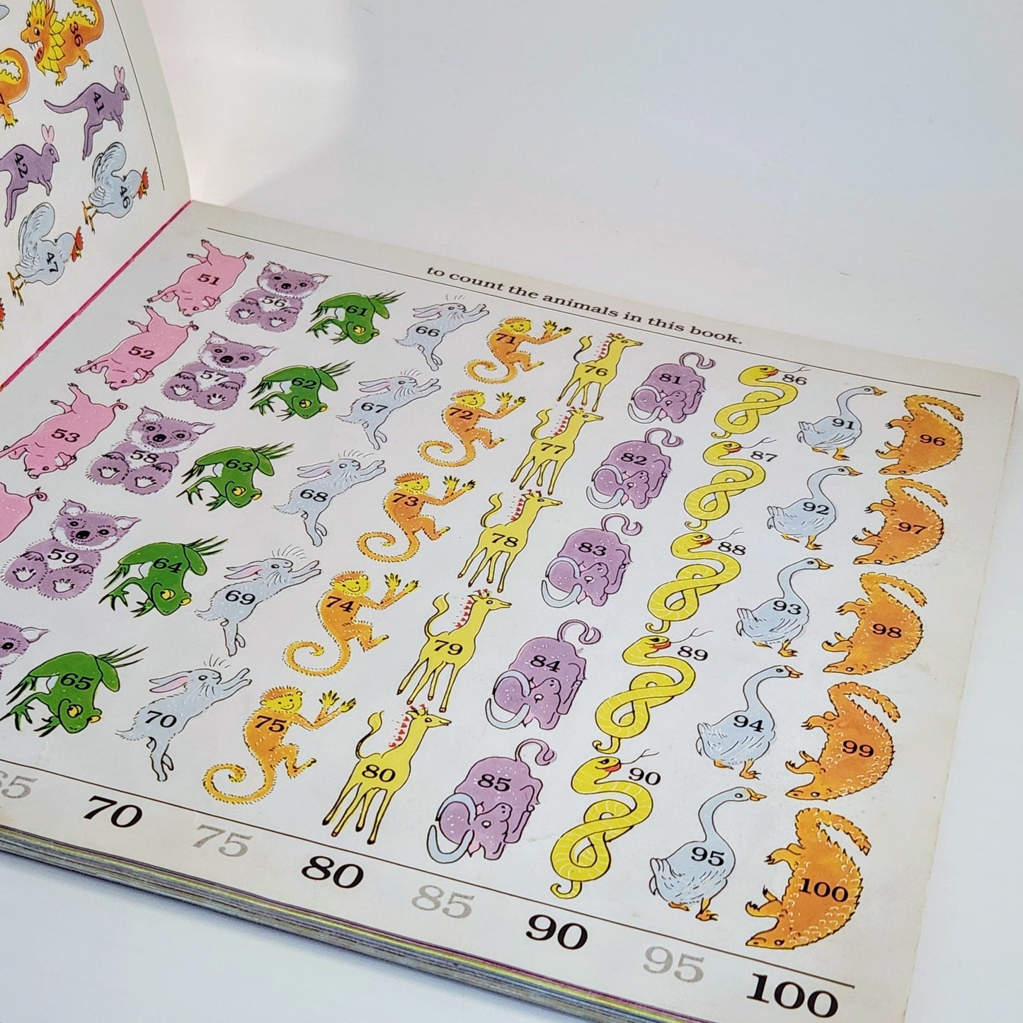 Rare Vintage Children’s Counting Book – “Demi’s Count the Animals 1 2 3” (1990, Grosset & Dunlap) – Illustrated Educational Picture Book