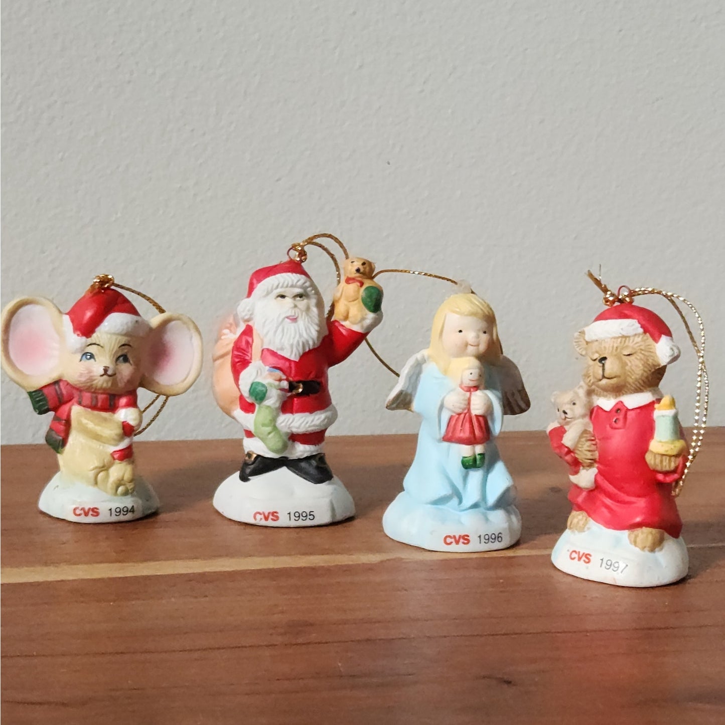 Vintage CVS Christmas Ornament Set (1994–1997)