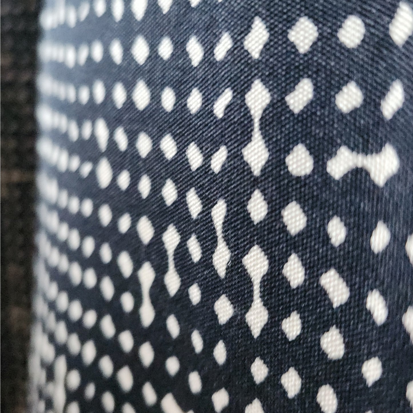 100% Silk Jersey Dress | Black & White Dot Print | Women's M