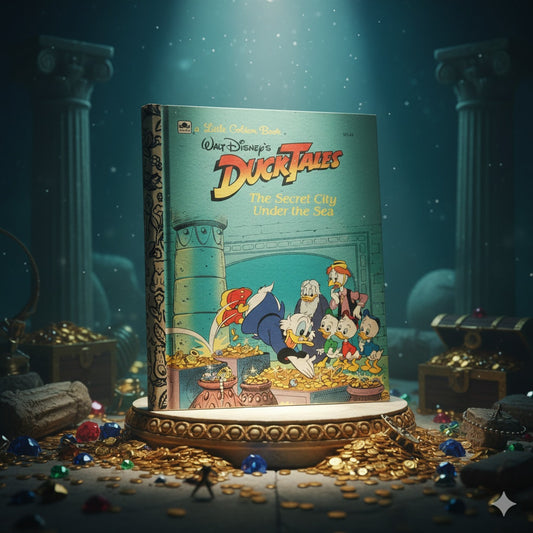 DuckTales “The Secret City Under the Sea” | 1988 Little Golden Book