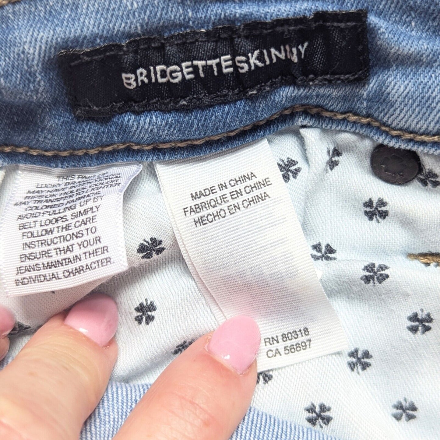 High Rise Bridgette Skinny Jean Light Wash Zip Fly | Women's 8 / 29