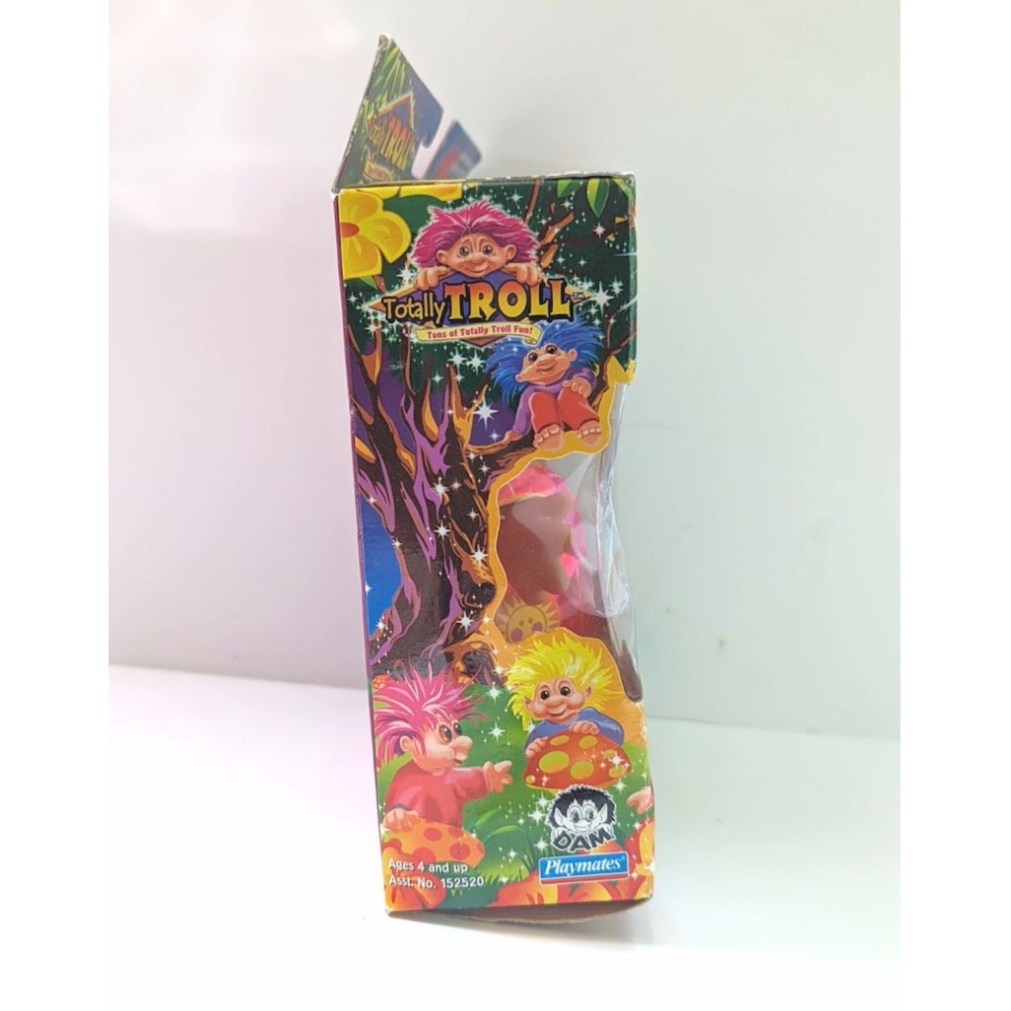 Totally Troll Splash Waxboard Series 1 Doll – Playmates 2001 – White Hair – New in Box (NIB) - Kids Toy