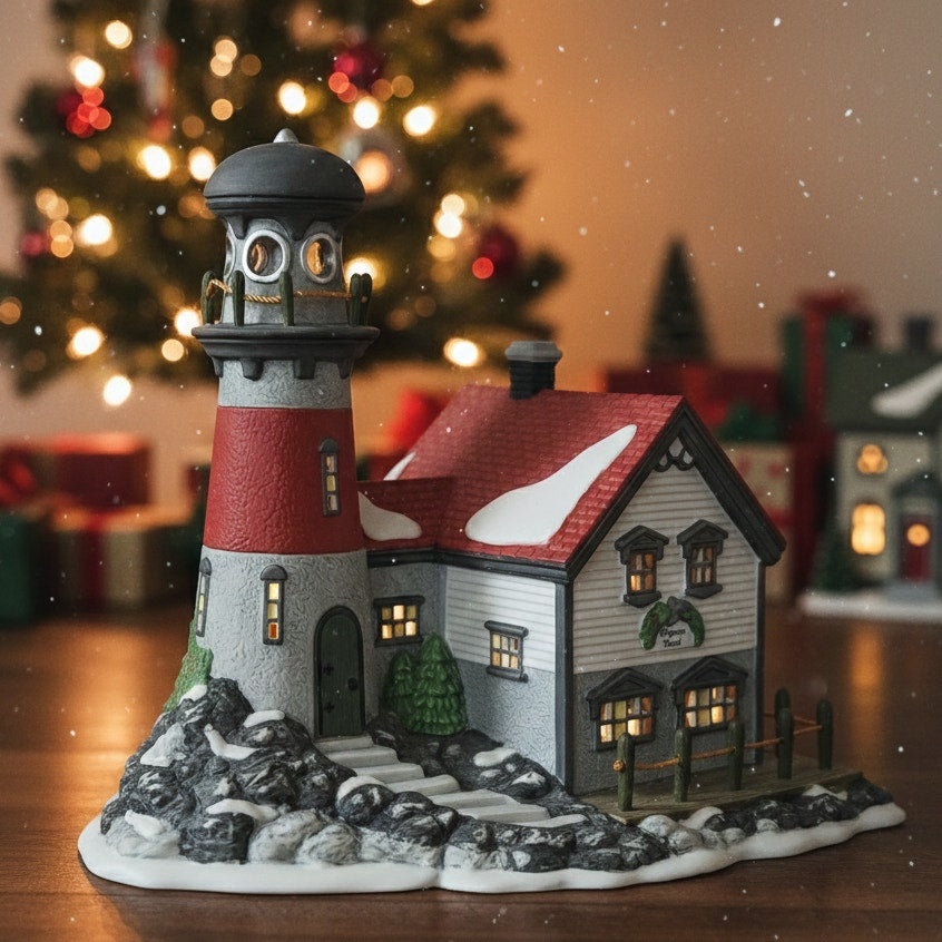 Department 56 – Pigeonhead Lighthouse (1994), New England Village Series