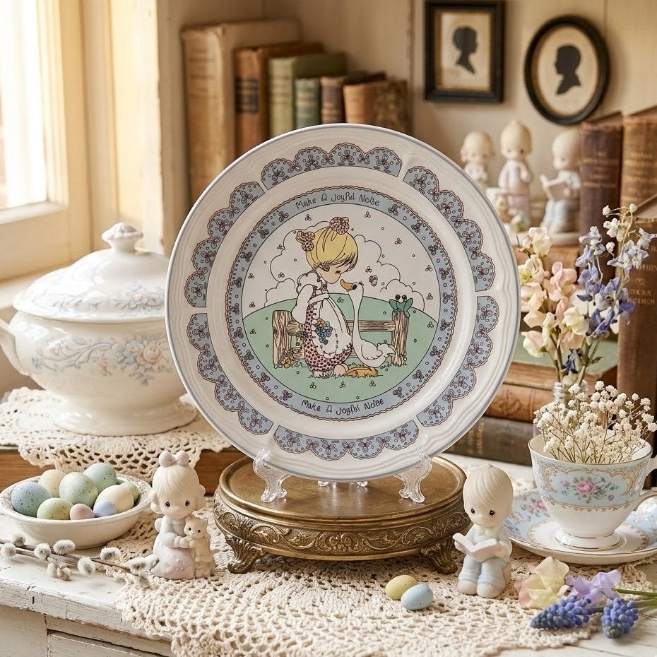 Vintage 1992 Precious Moments “Make a Joyful Noise” Dinner Plate