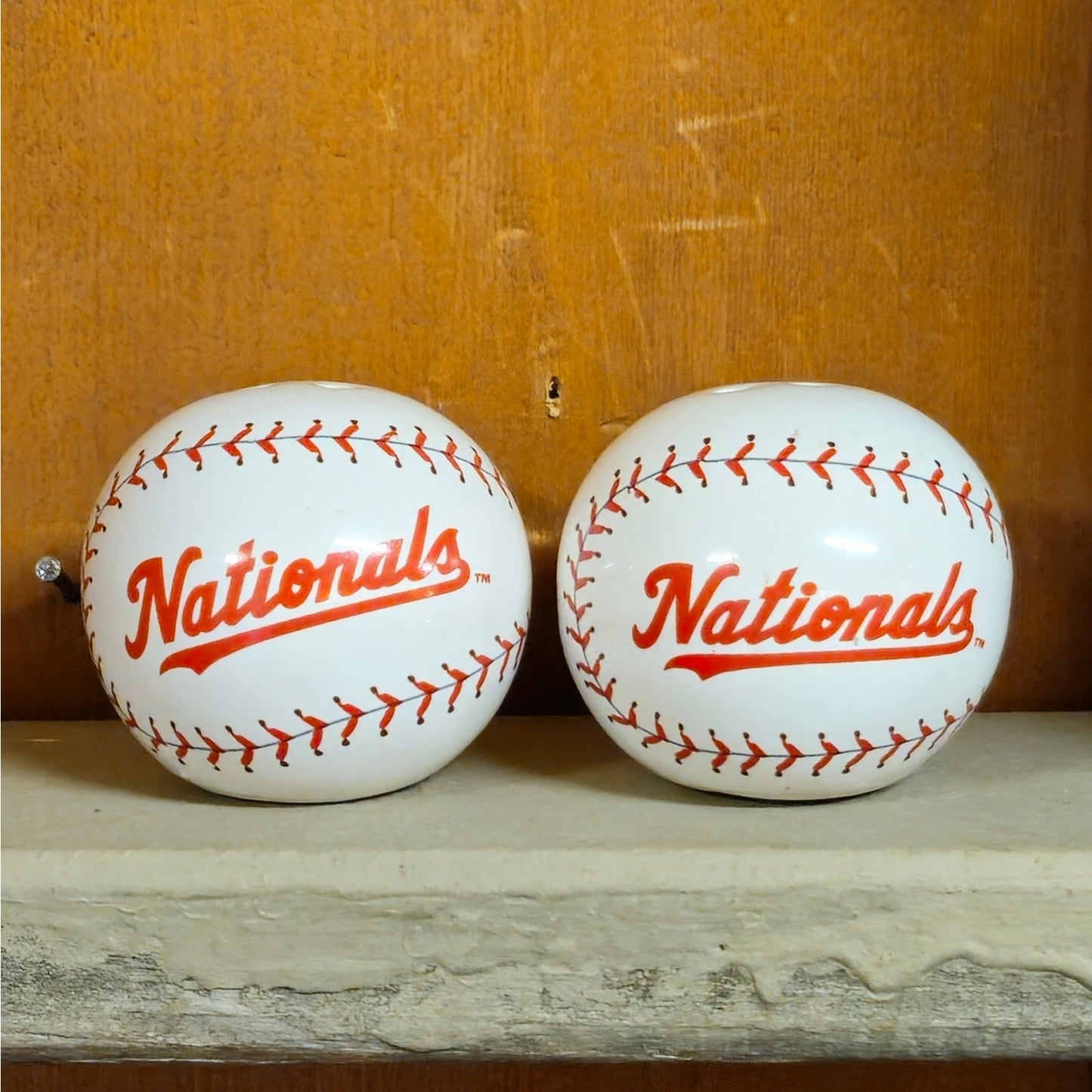 Washington Nationals Baseball Salt and Pepper Shakers – NIB MLB Kitchen Decor