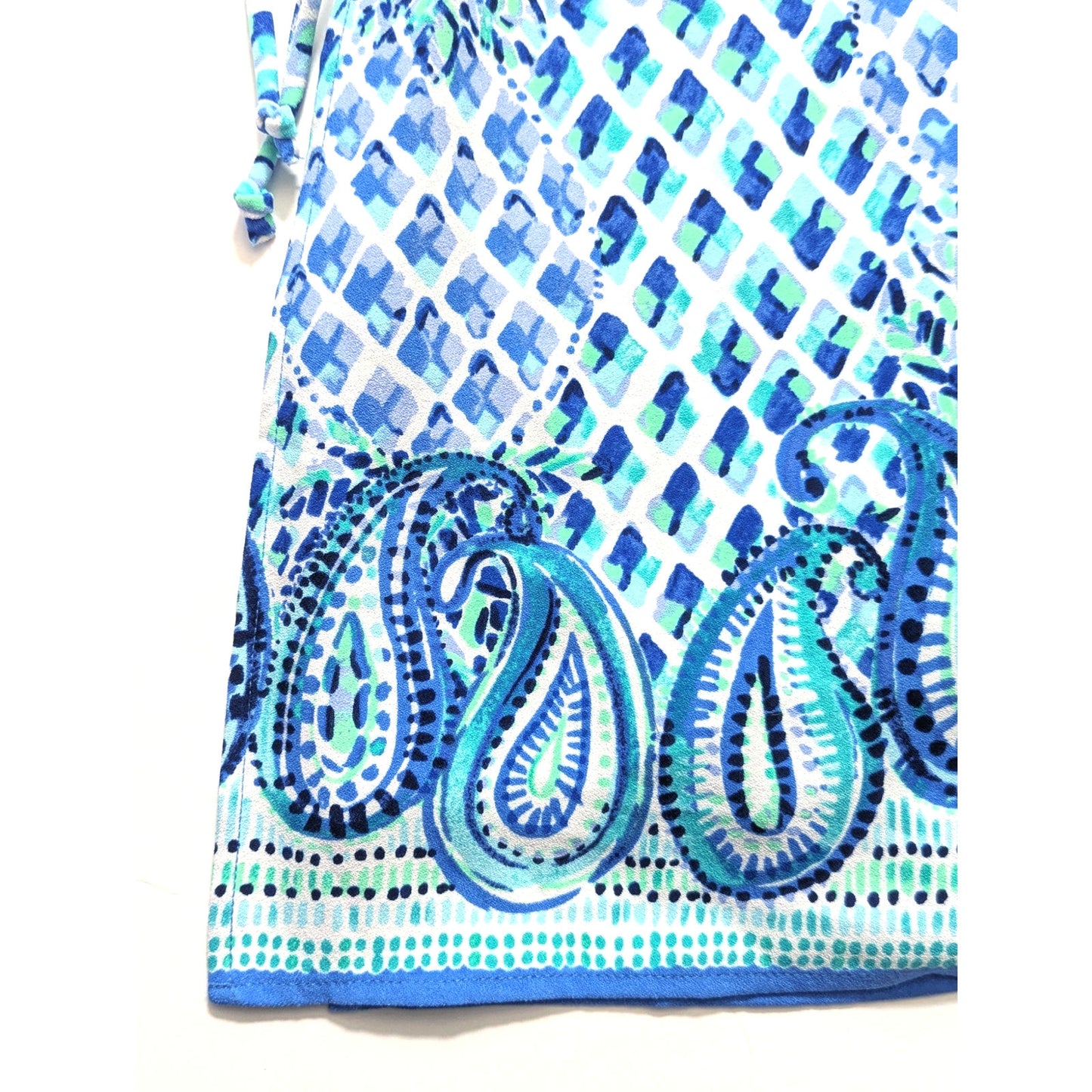 Lilly Pulitzer Women's Pearl Shift Romper Dress Blue White Pineapple Print Size 00