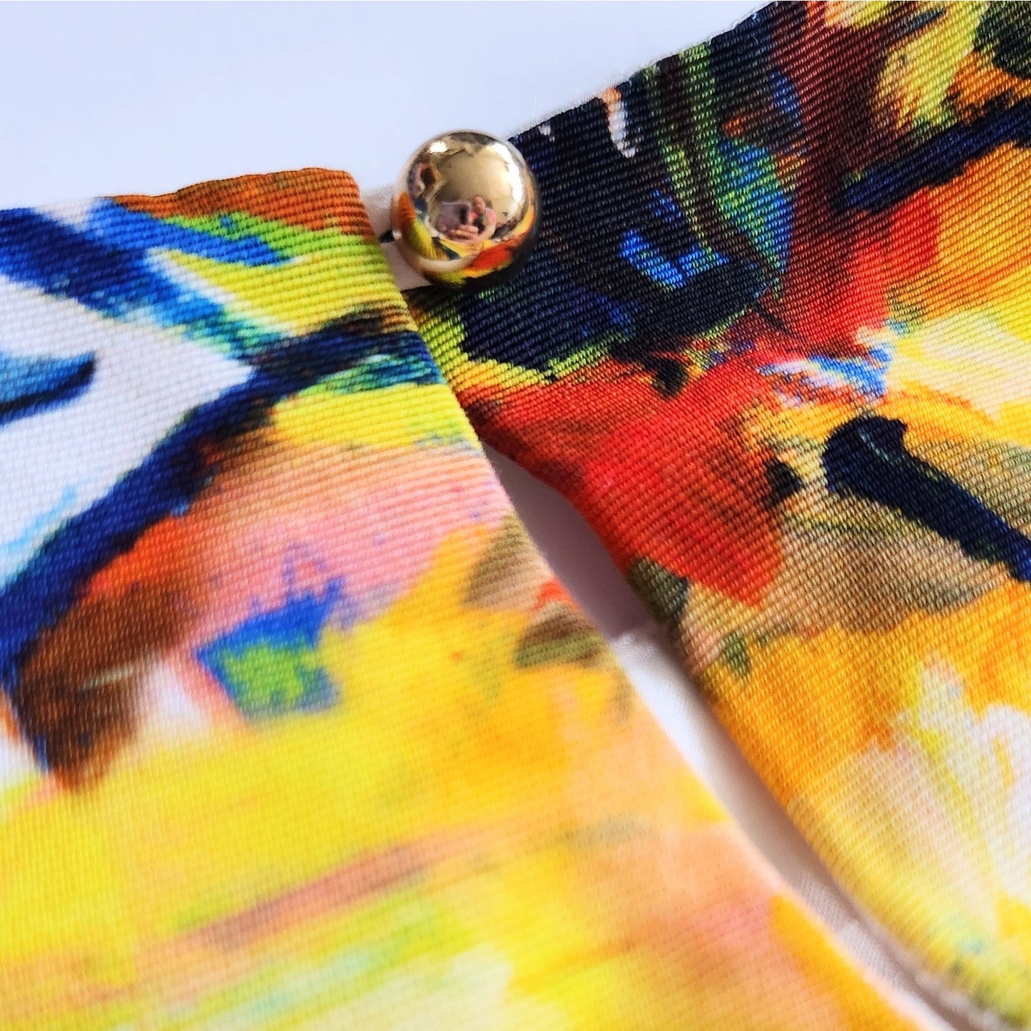 Milly Minis Girls Art Floral Two Piece Set | Sleeveless Crop Top & Skirt | Size 4