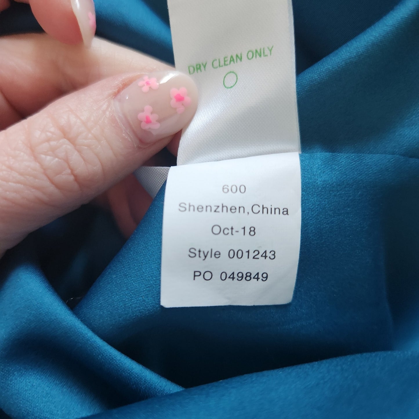 Lilly Pulitzer Women's Elenora Silk Teal & Metallic Gold 3/4 Sleeves Mini Dress Size S