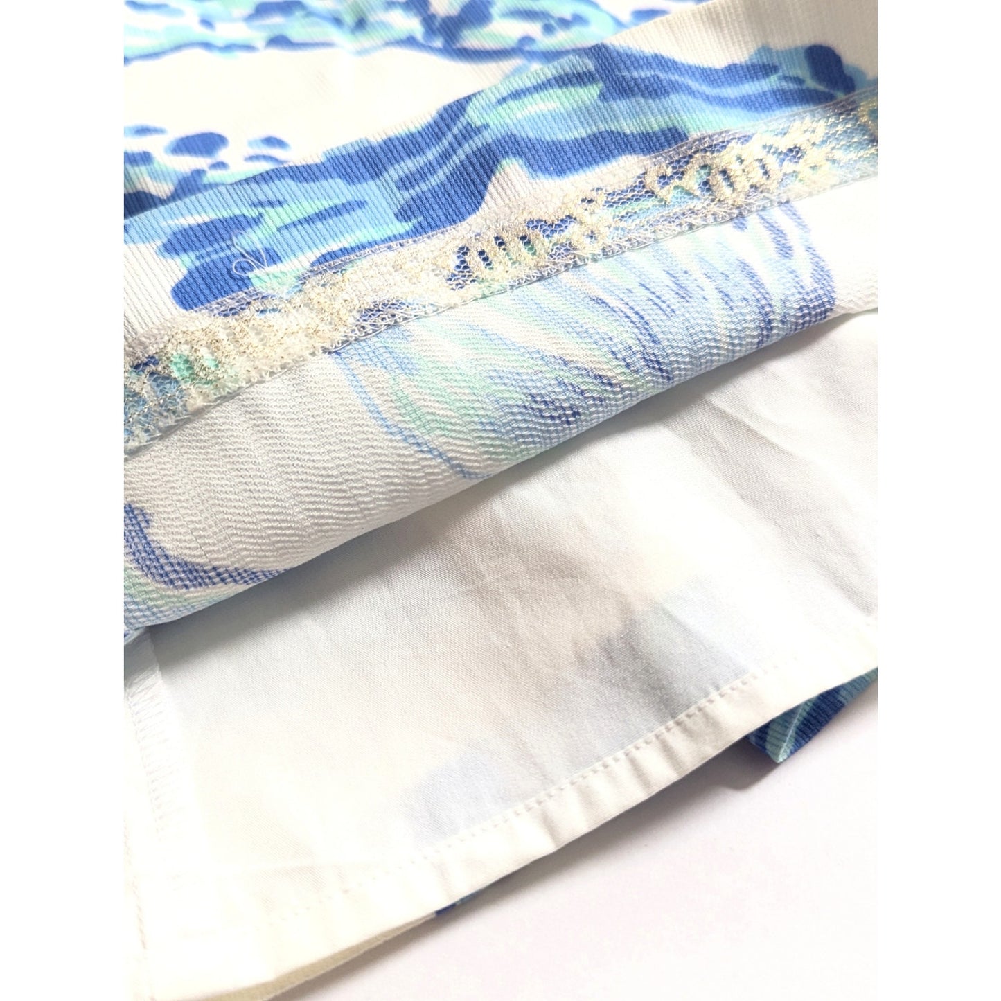 Lilly Pulitzer Women's Emery Barefoot Princess Metallic Soutache Shift Dress Size 2