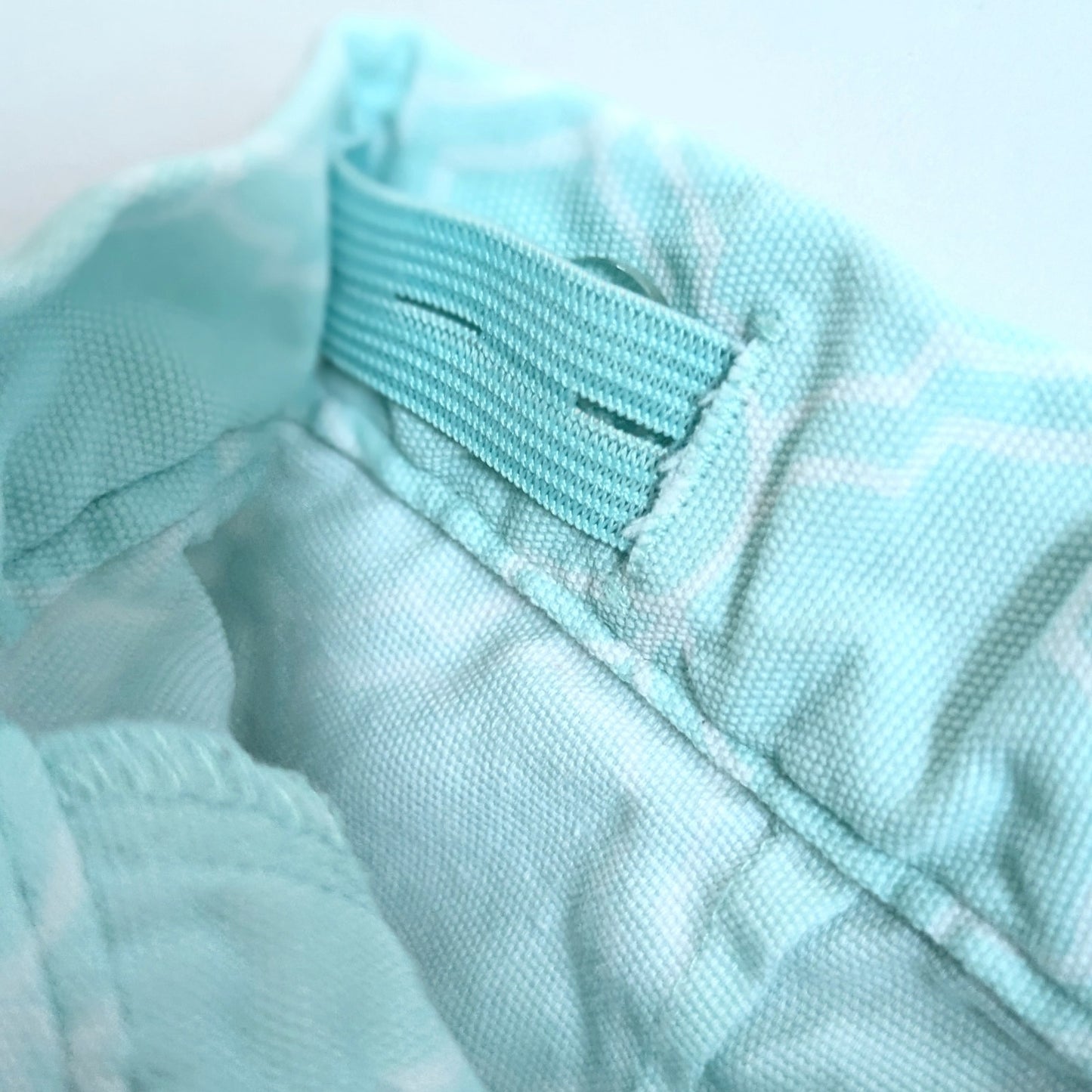 Janie and Jack Toddler Fresh Mint Tile Shorts | Girls 3 | Pineapple Buttons