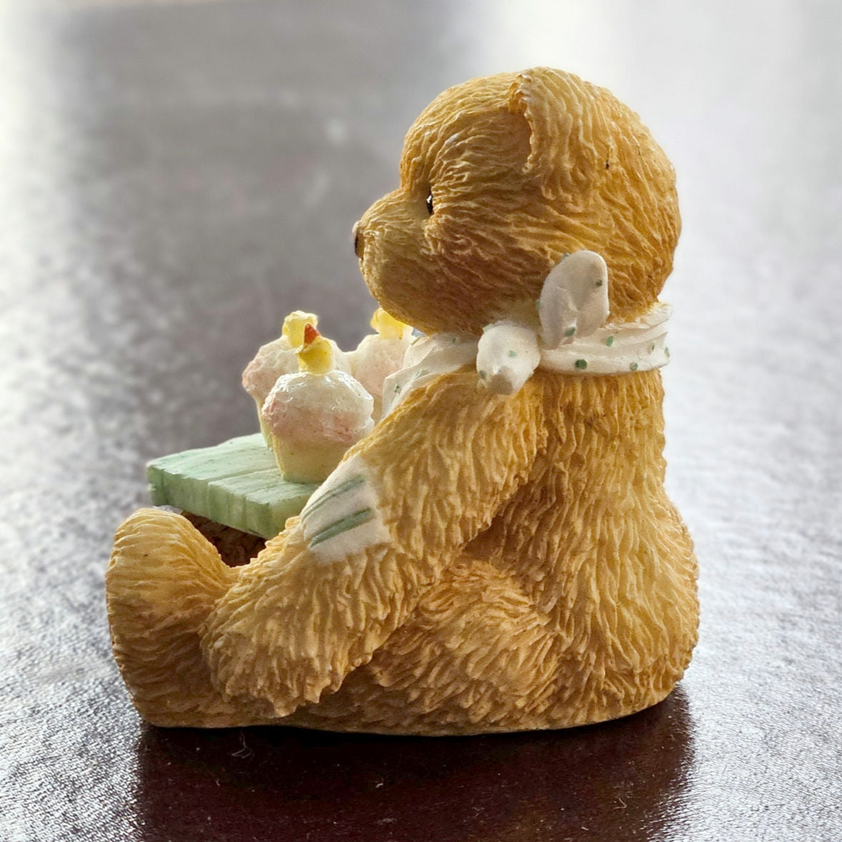 Vintage 1992 Cherished Teddies Age 3 “Three Cheers For You” Figurine | Priscilla Hillman for Enesco