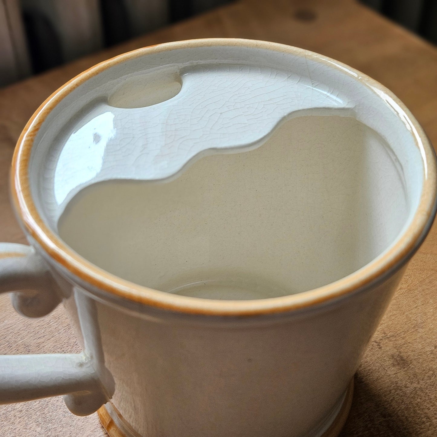 Vintage Mustache Guard Mug | 1960s “Not Your Father’s Mustache” Shaving Cup