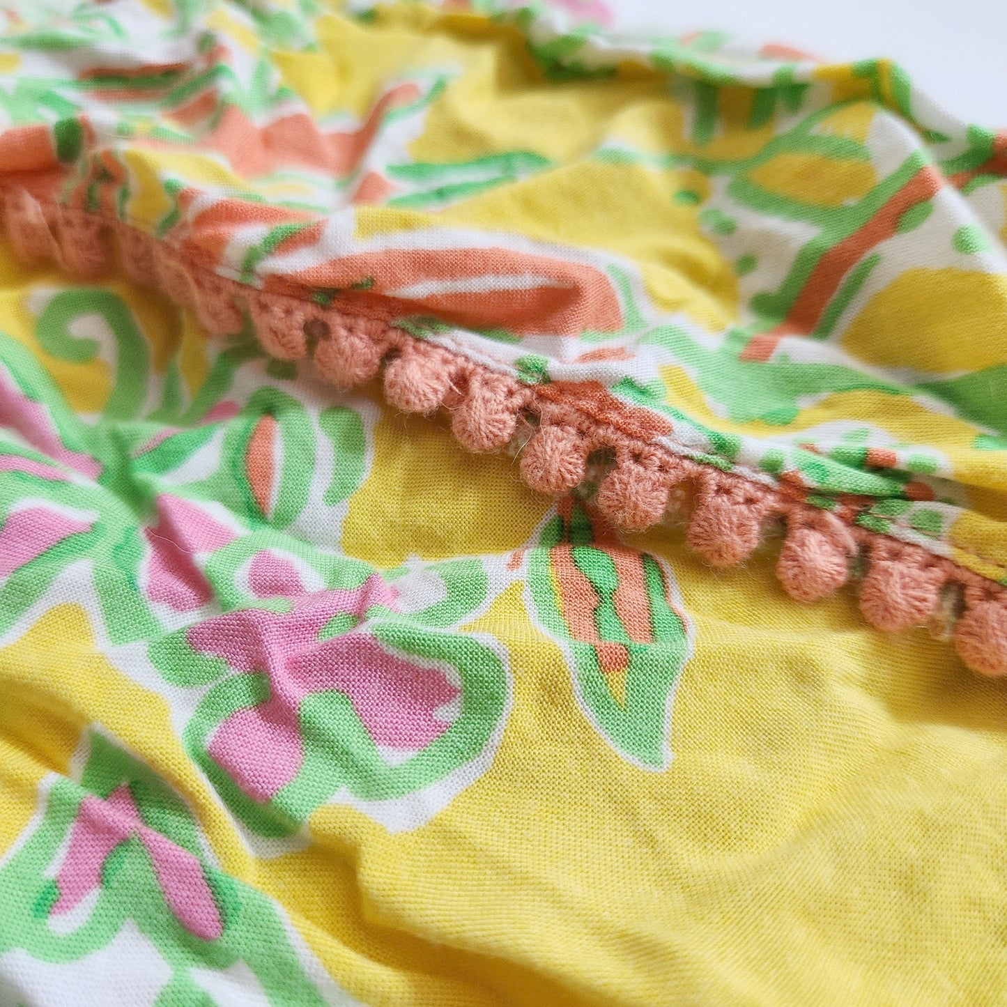 Lilly Pulitzer x Target Happy Place Drawstring Orange & Yellow Shorts Size XL