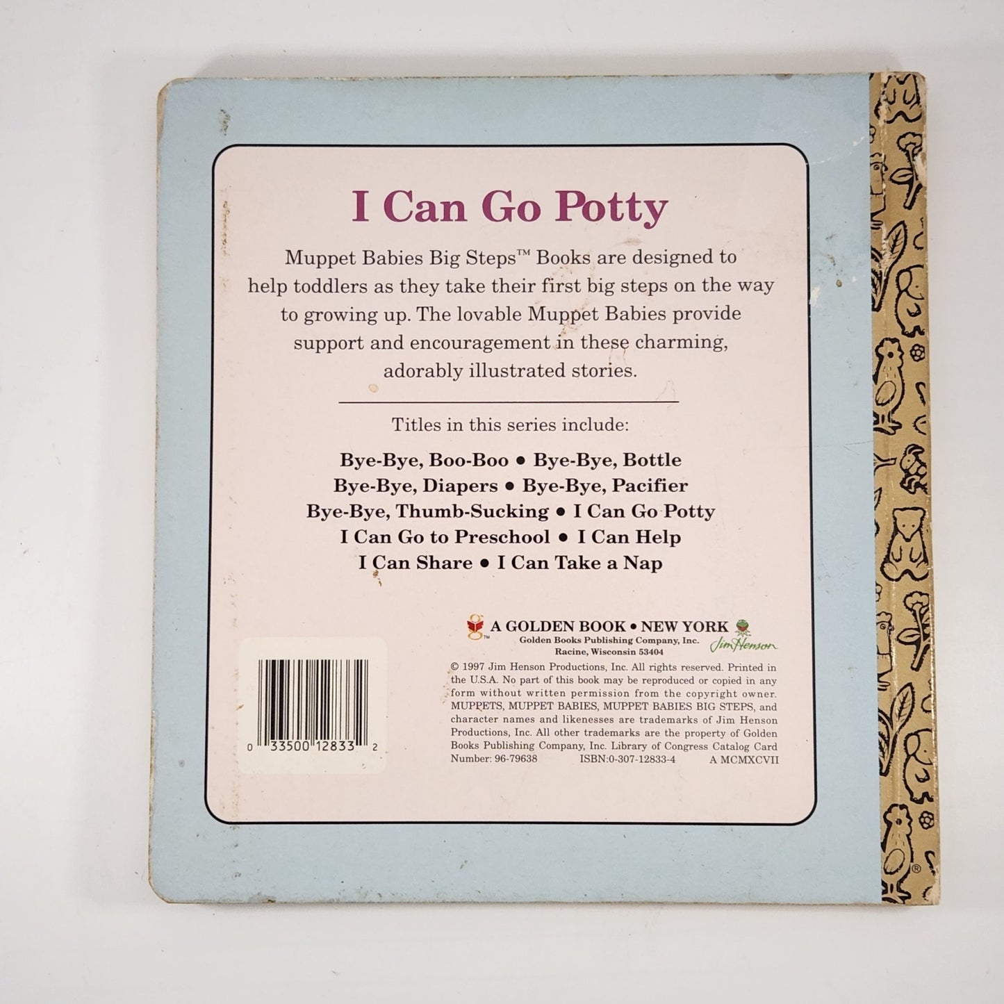 Muppet Babies: I Can Go Potty with Baby Kermit the Frog | 1997 Jim Henson Little Golden Book