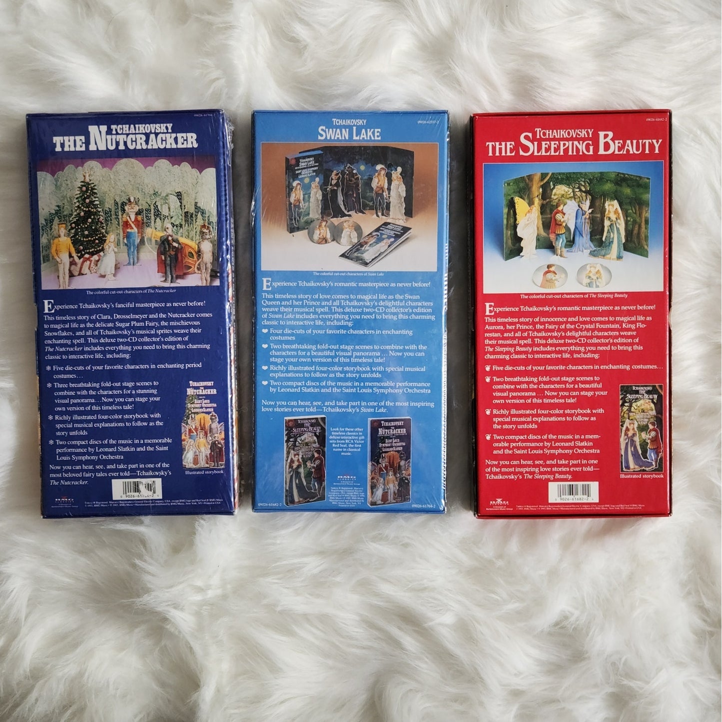 Tchaikovsky Deluxe Gift Edition Ballet CD Box Set | Nutcracker, Swan Lake & Sleeping Beauty (3-Set)