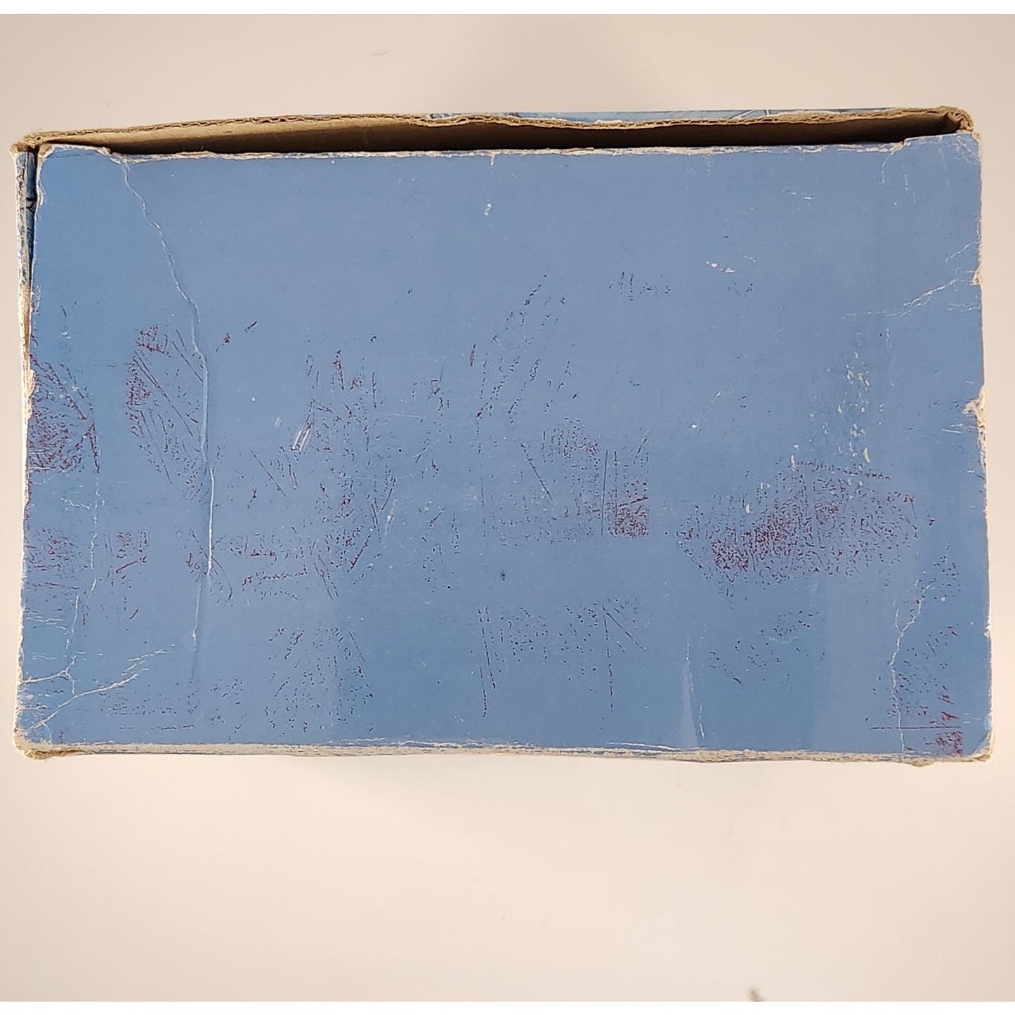 1991 Christmas Village Porcelain Lighted House – Snow-Covered Colonial with Box