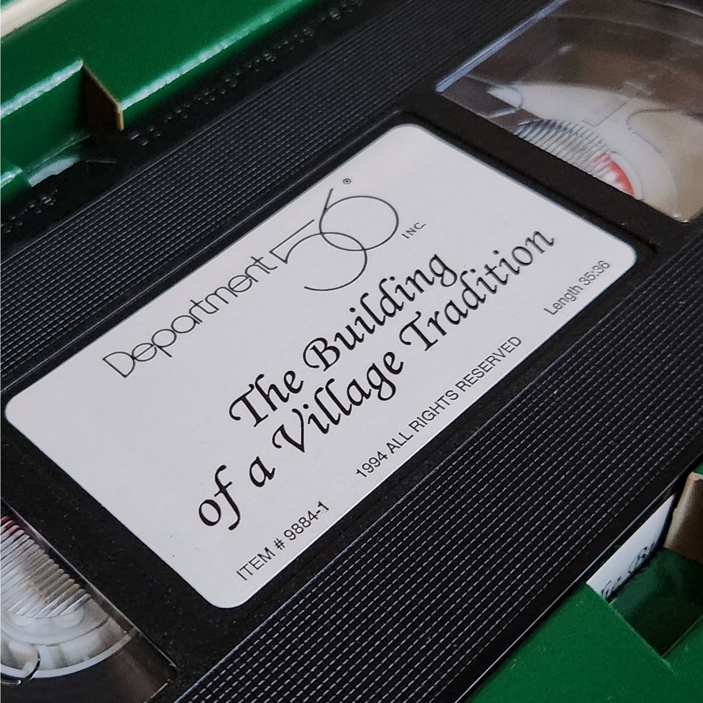 Department 56 “The Building of a Village Tradition” VHS & Booklet (1994) | Display Techniques Guide | D56 Collector Manual | Vintage Video