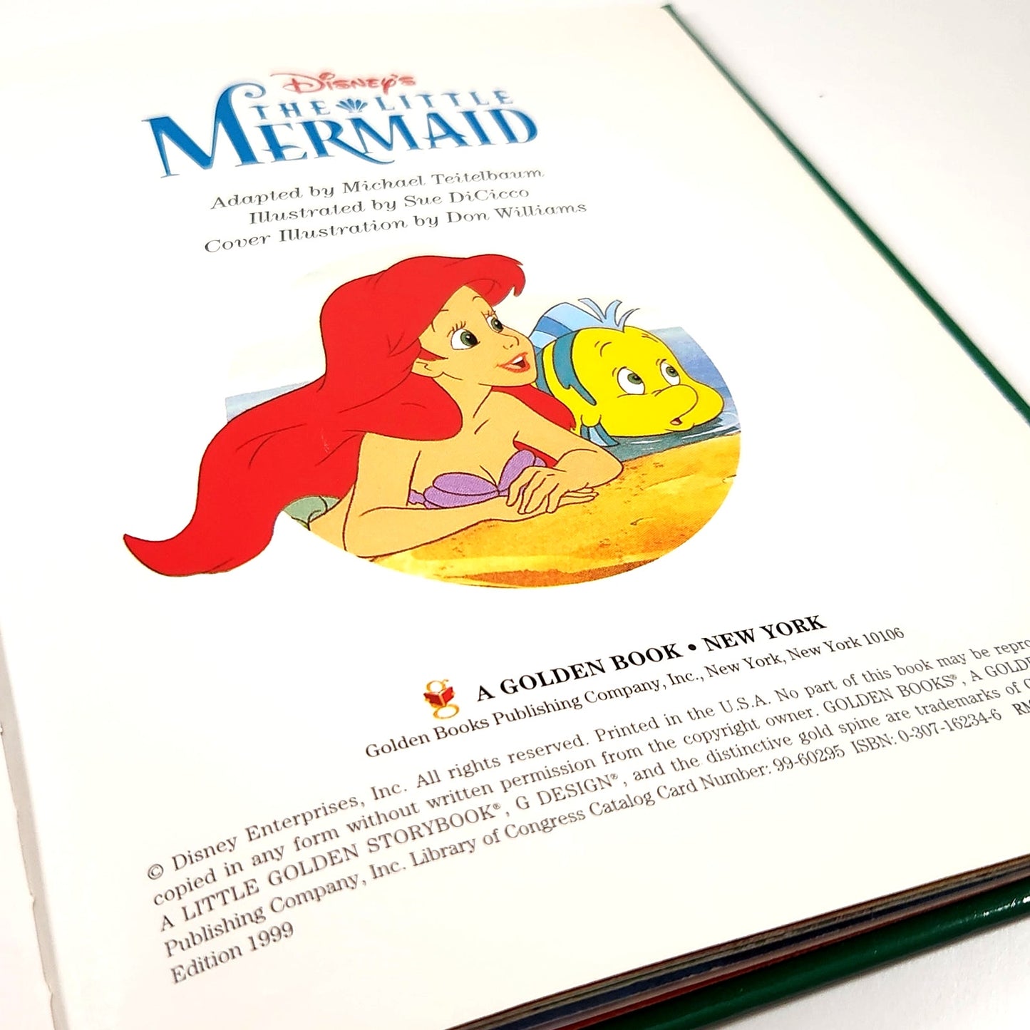 Disney’s The Little Mermaid | 1989 Little Golden Book | Near Mint First Edition