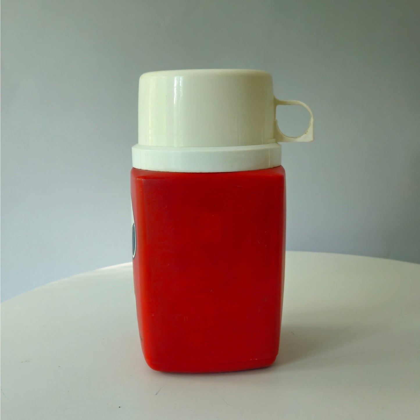 Vintage Snoopy King-Seeley Thermos | Red Plastic 8 oz | Mid Century 1950s Peanuts