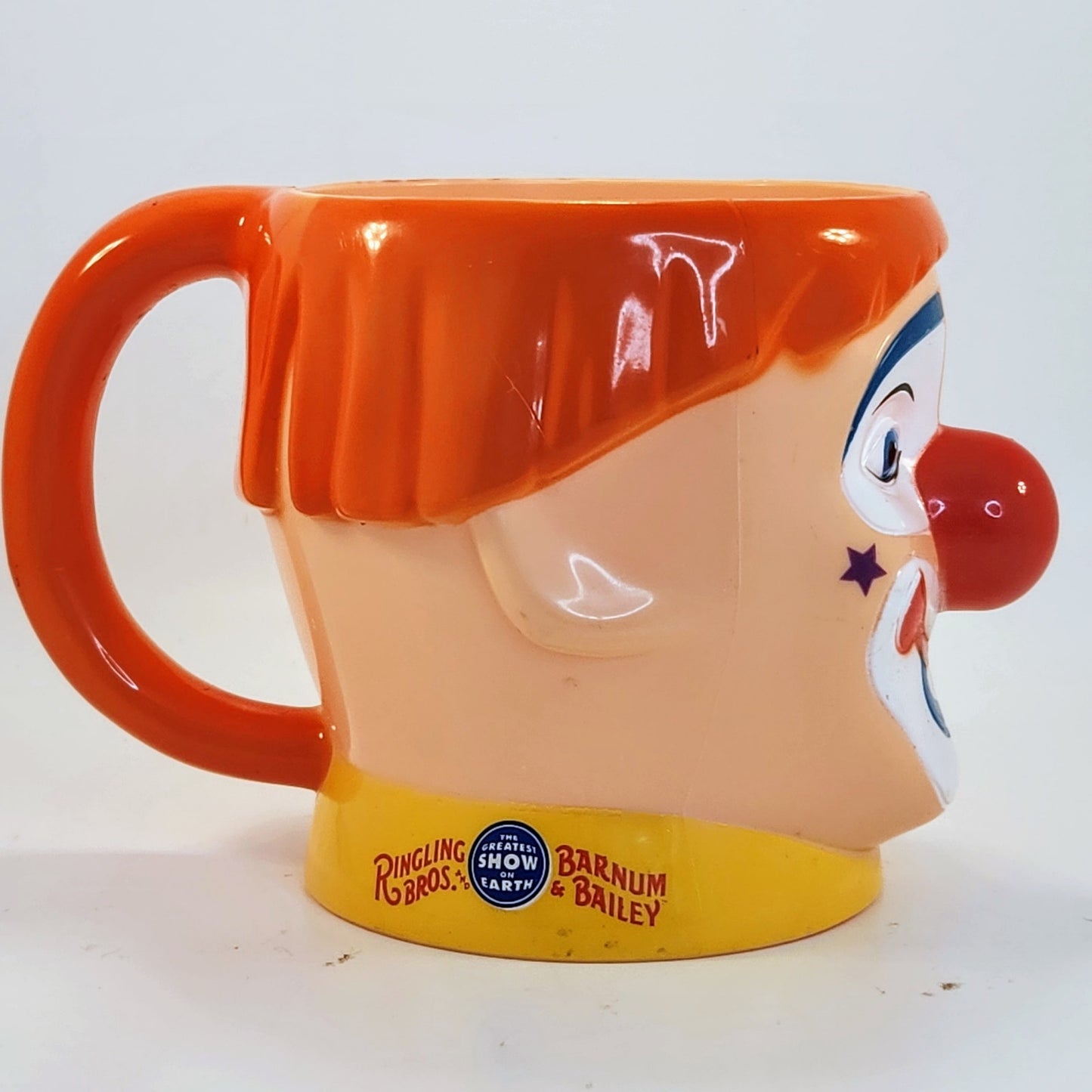 Circus Clown & Elephant Plastic Flip Top Souvenir Cups