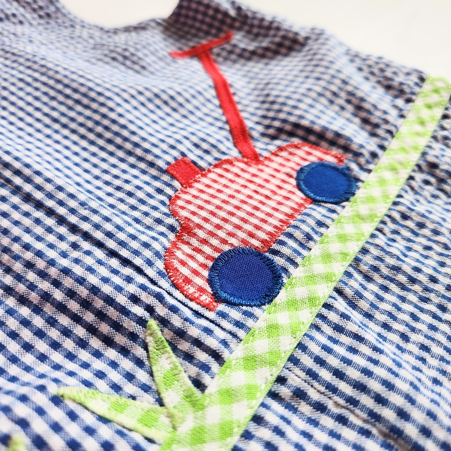 Funtasia! Too Dallas Vintage 90s Lawn Mower & American Flag Reversible Shortalls