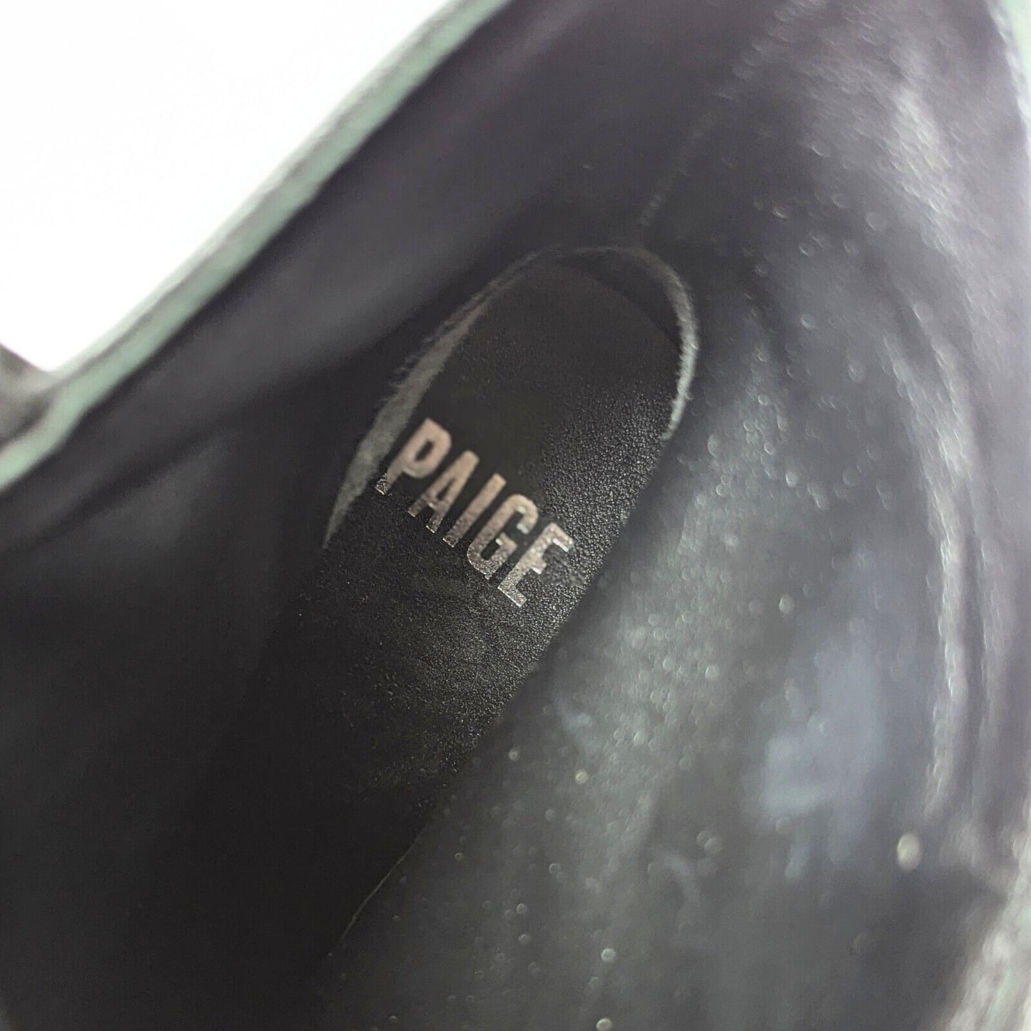 Black Pebbled Leather Heeled Ankle Booties with Pewter Stud | Women's 7.5 | NWOT