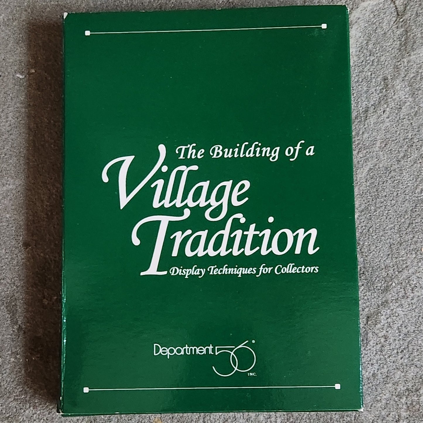 Department 56 “The Building of a Village Tradition” VHS & Booklet (1994) | Display Techniques Guide | D56 Collector Manual | Vintage Video
