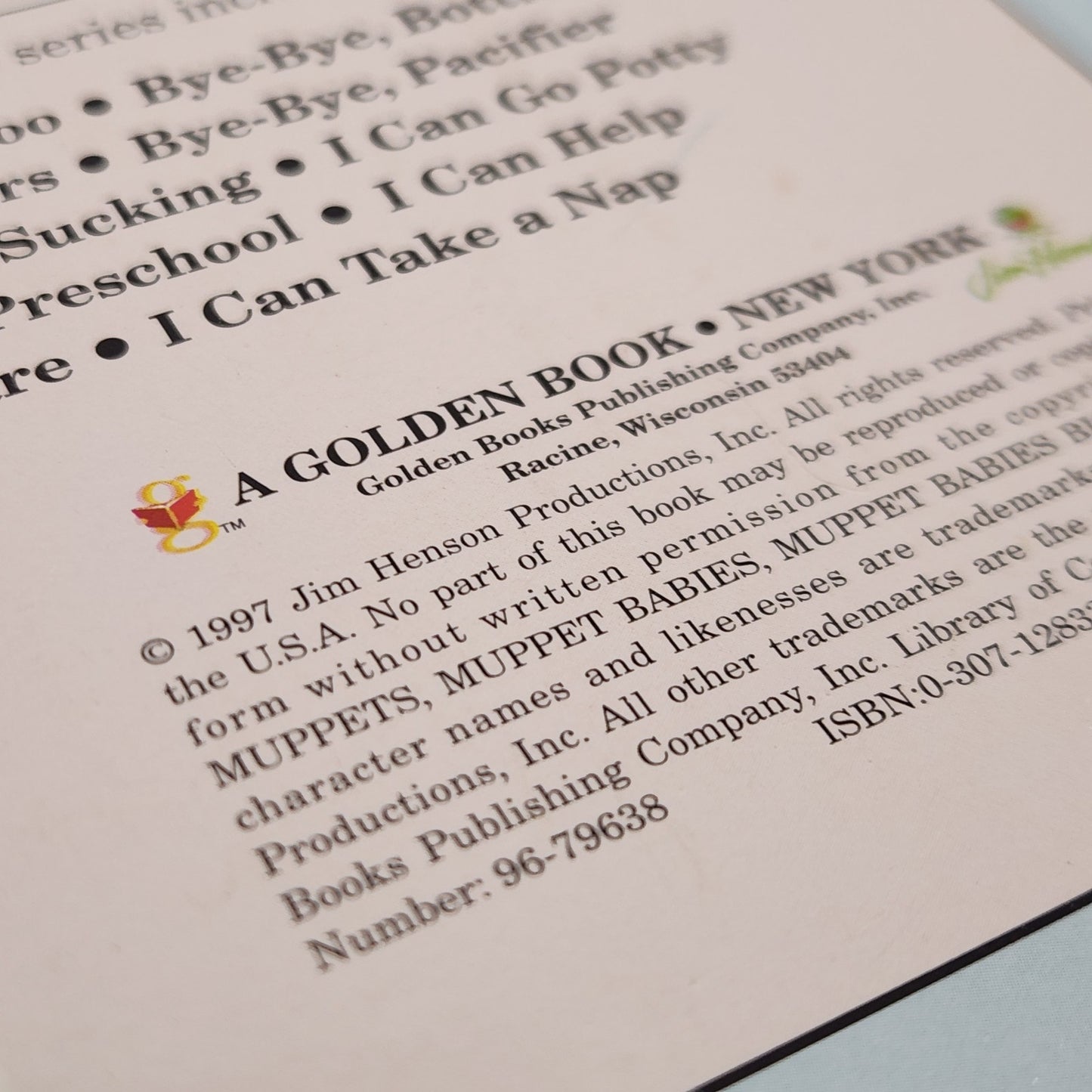 Muppet Babies: I Can Go Potty with Baby Kermit the Frog | 1997 Jim Henson Little Golden Book