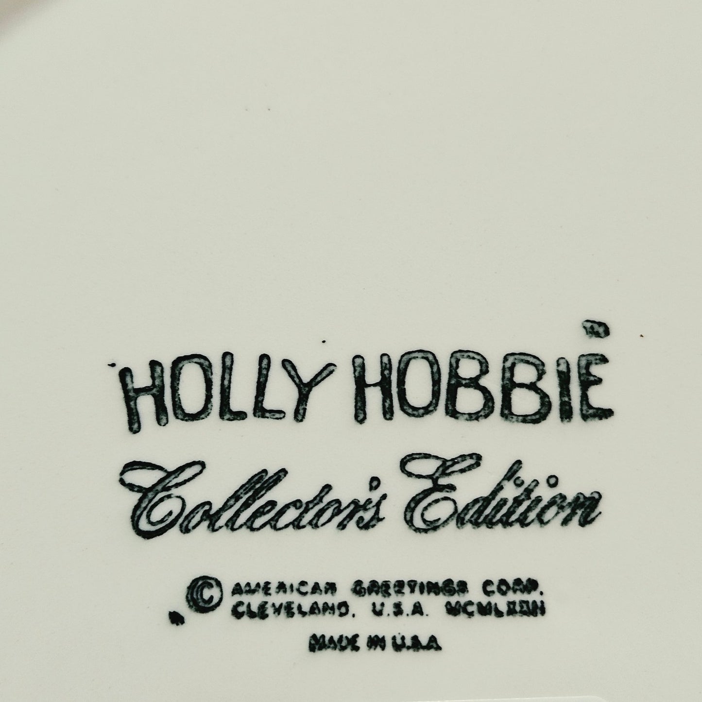 1972 Holly Hobbie Love Decorative Plate