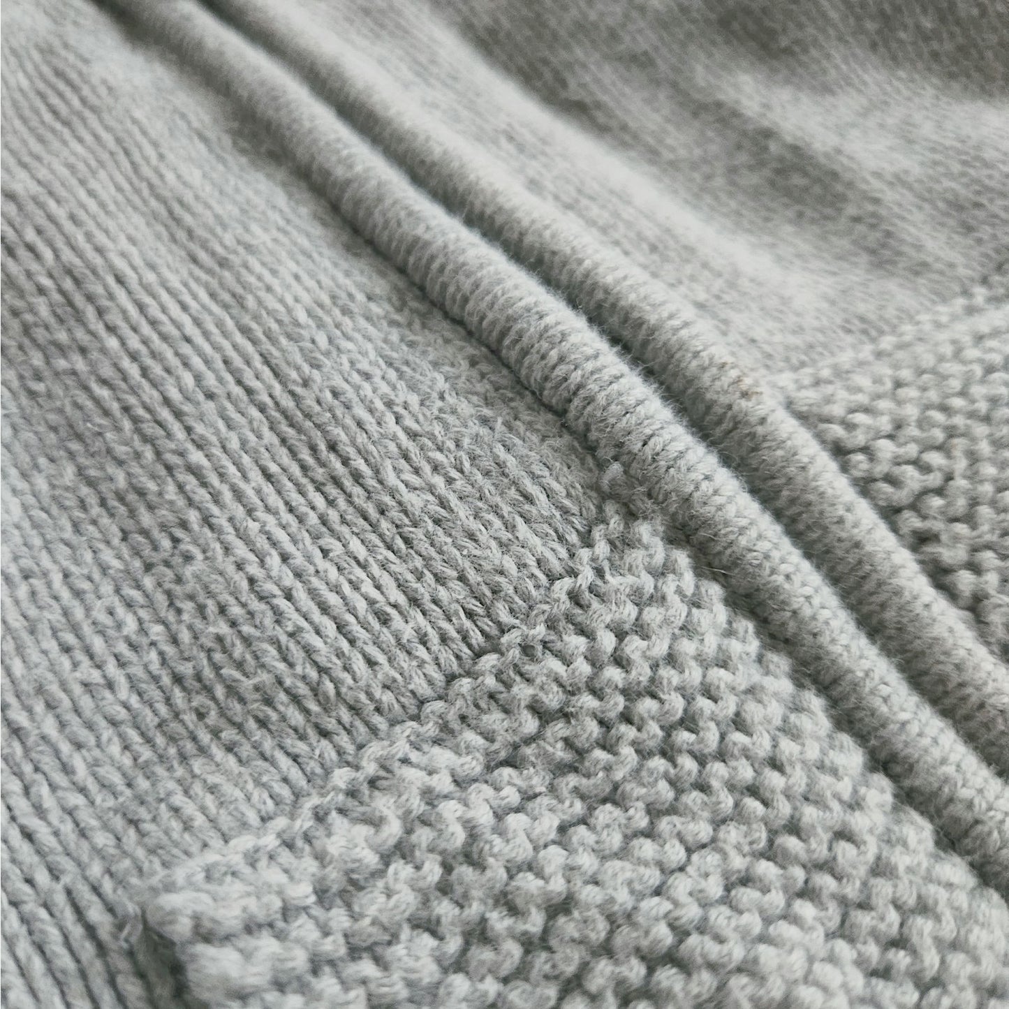 Zip-Front Sweater Jacket – 2T – Heather Grey – 100% Cotton