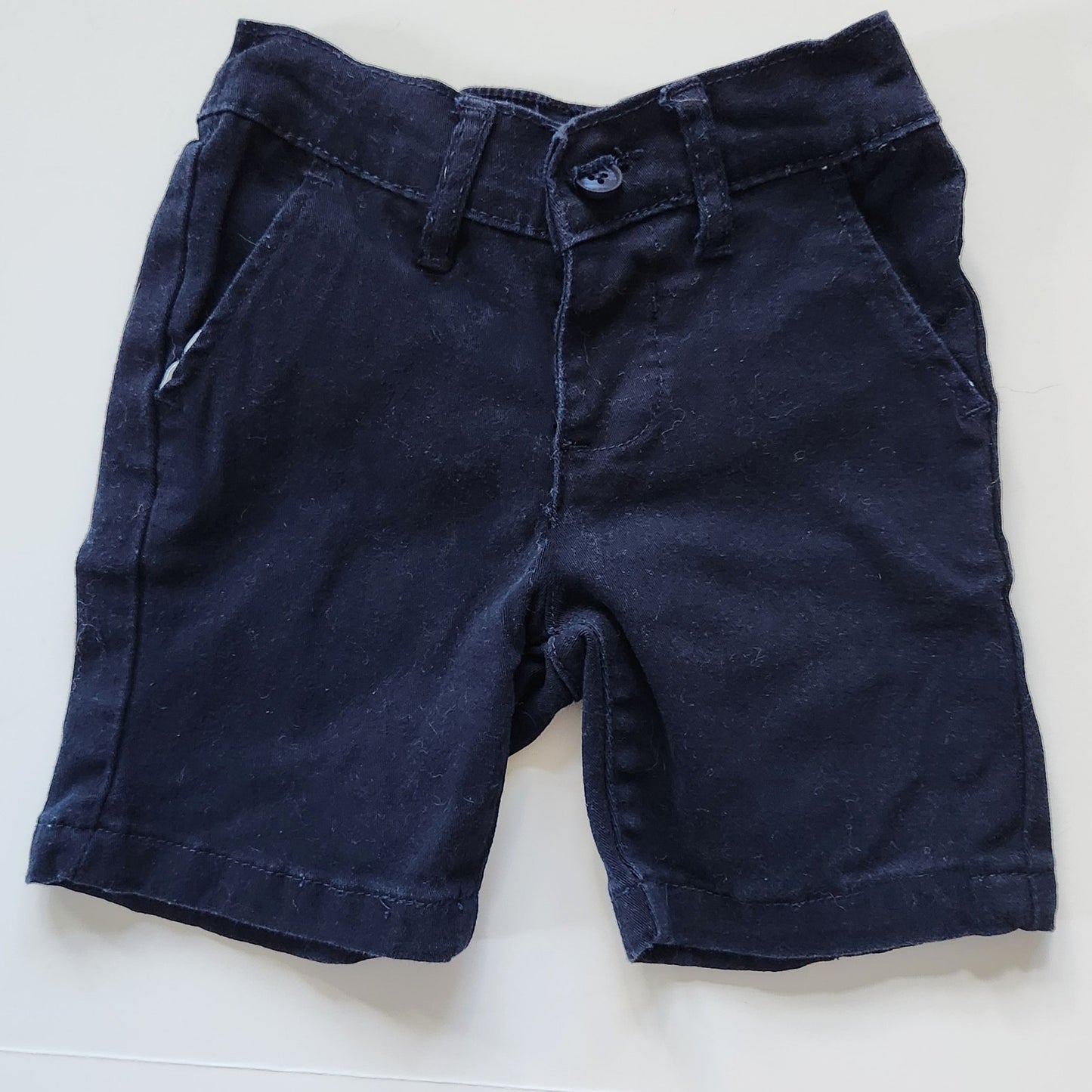 Adriano Goldsmied Kids Preppy Navy Blue Chino Shorts | Baby Size 18 Months