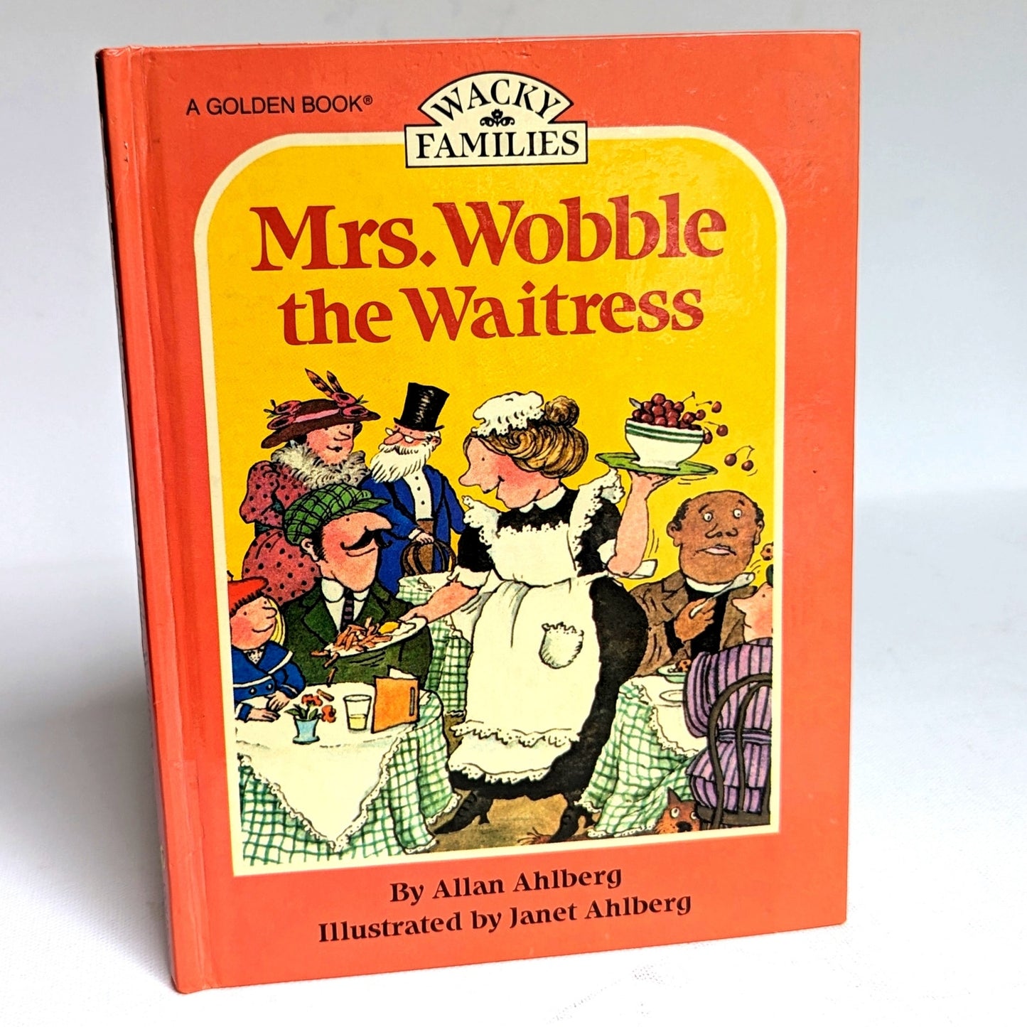 Vintage 1982 Golden Book – Mrs. Wobble the Waitress | Wacky Families | Allan Ahlberg, Janet Ahlberg | Classic Humor Children’s Book