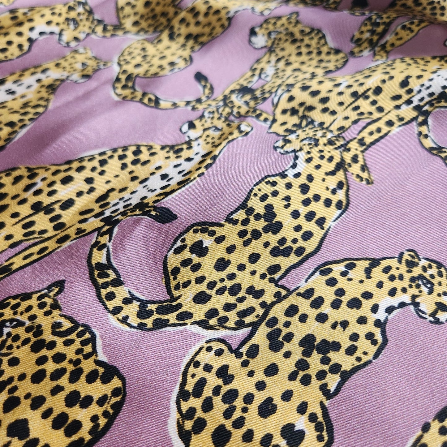 🐆 Lavender Brown Mauve Pink Cheetah Print Mini Belted Dress – Women Size S