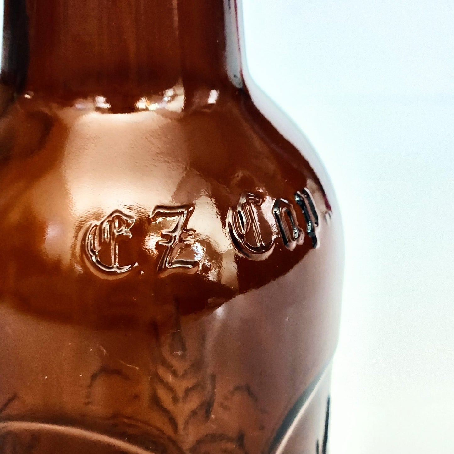 Vintage 1970s Dr. JM McGillicudy’s Sarsaparilla Root Beer Cream Soda Bottle | Amber Brown EZ Cap Swing Top Glass | Farmhouse Barware Home Collectible