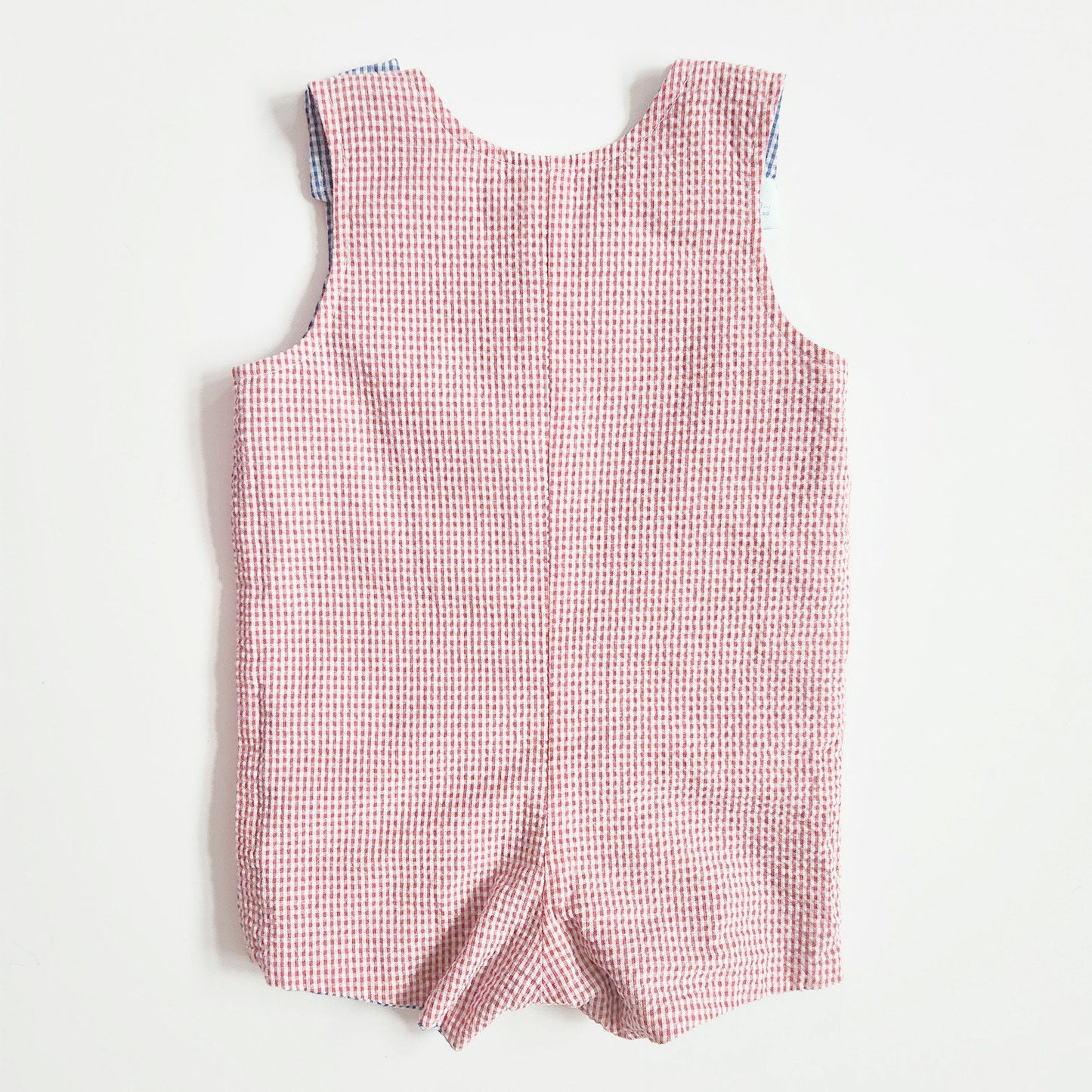 Funtasia! Too Dallas Vintage 90s Lawn Mower & American Flag Reversible Shortalls