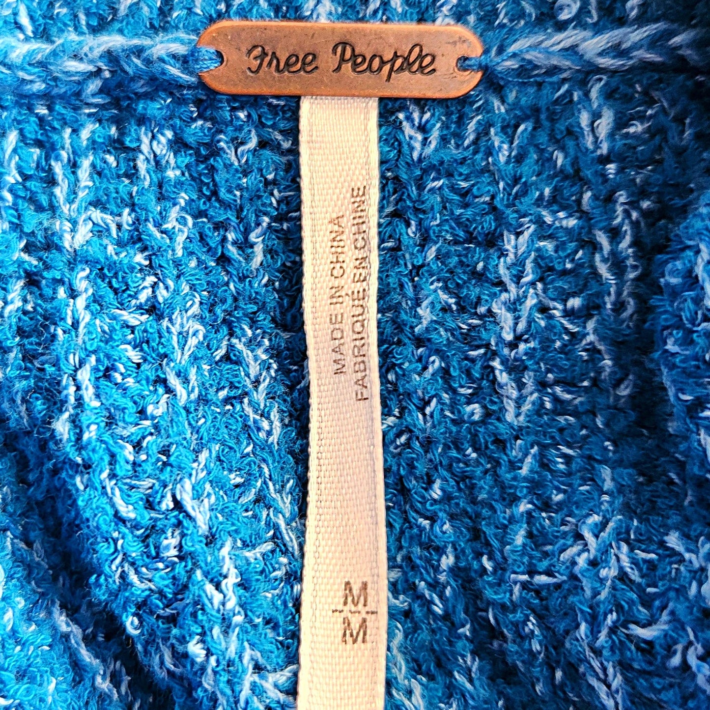 Edessa Pullover Knit Sweater Deep Sea Combo Blue | Women's M