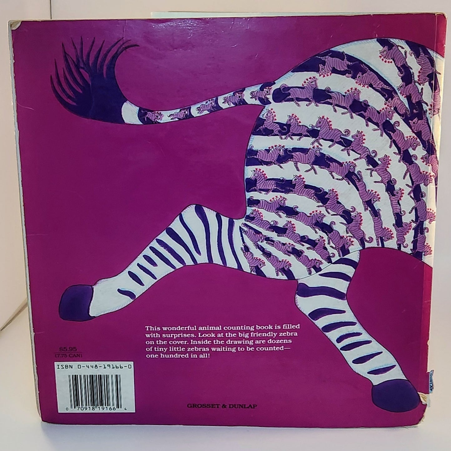 Rare Vintage Children’s Counting Book – “Demi’s Count the Animals 1 2 3” (1990, Grosset & Dunlap) – Illustrated Educational Picture Book