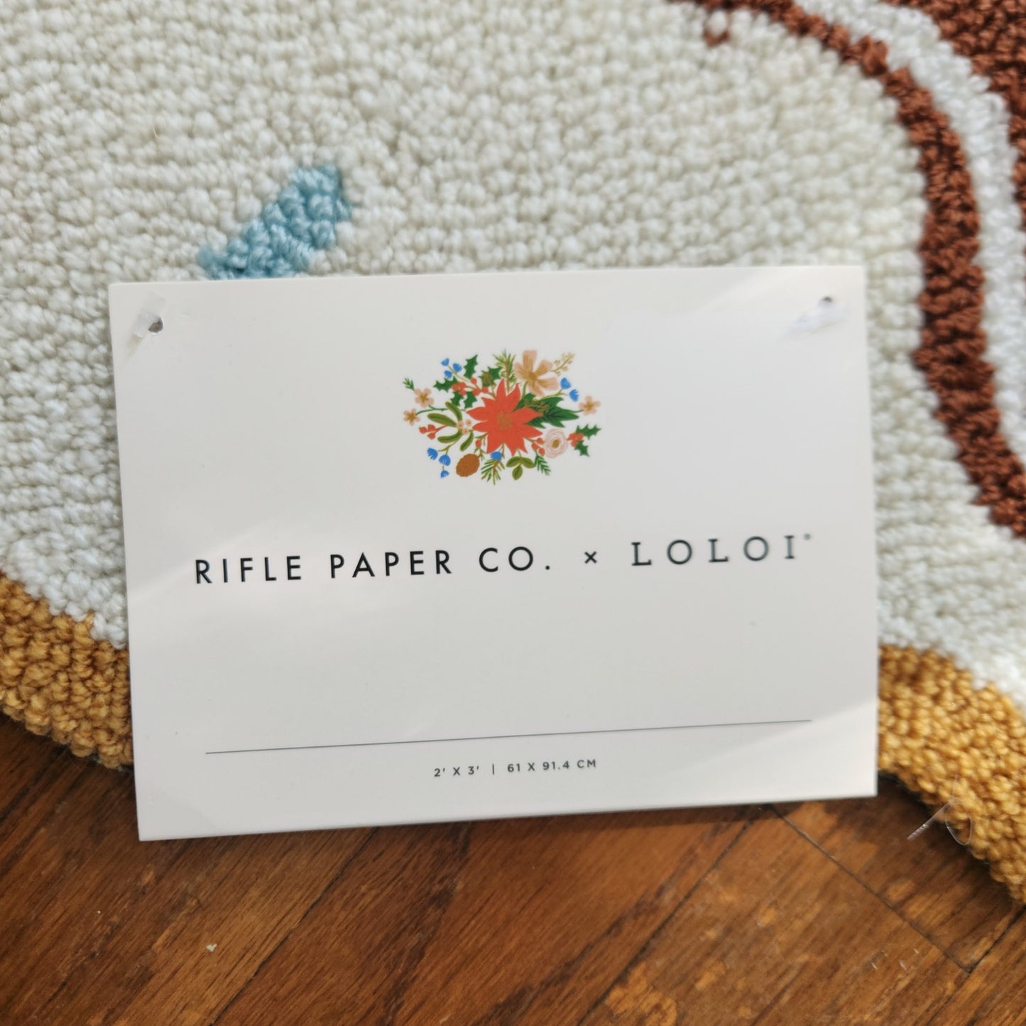 Gingerbread Cookie Holiday Rug | Limited Collector Edition | 2′×3′ (NWT)