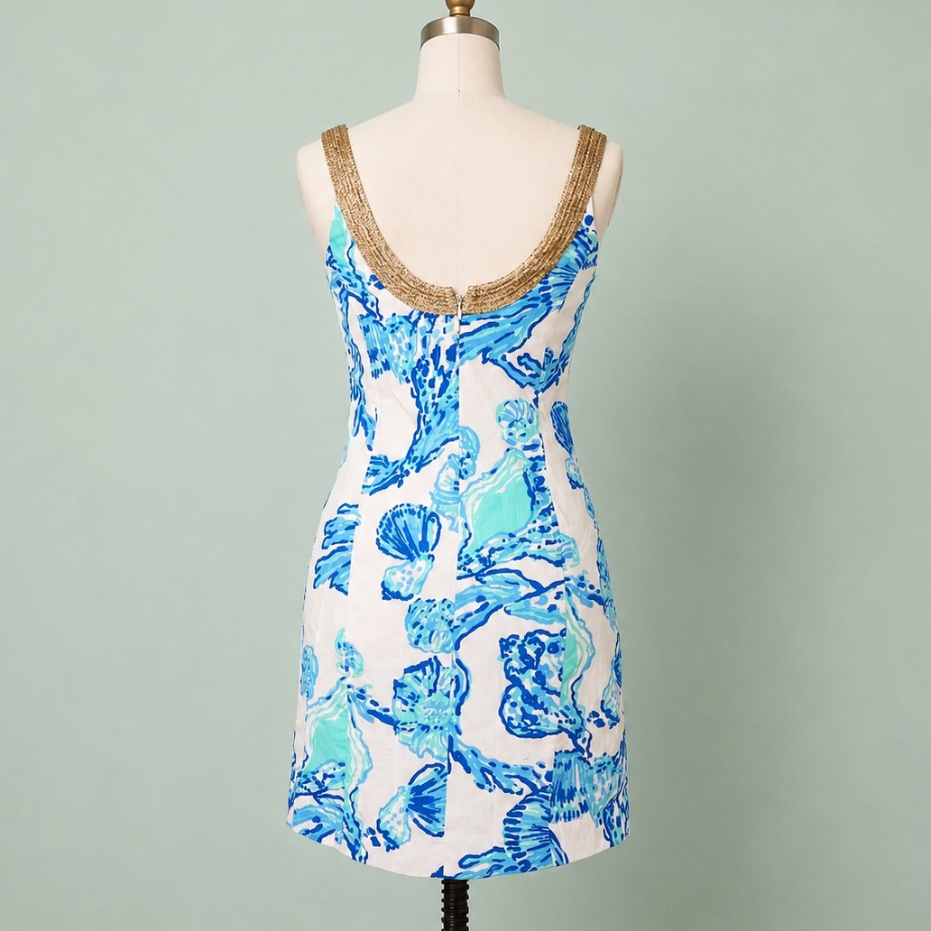 Lilly Pulitzer Soutache Shift Dress in Emery Barefoot Princess | Women's 2