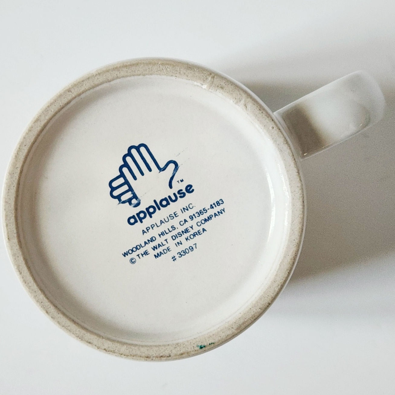 Vintage 1980s Mickey Through the Years Mug — Applause® — 1928→1990 Timeline