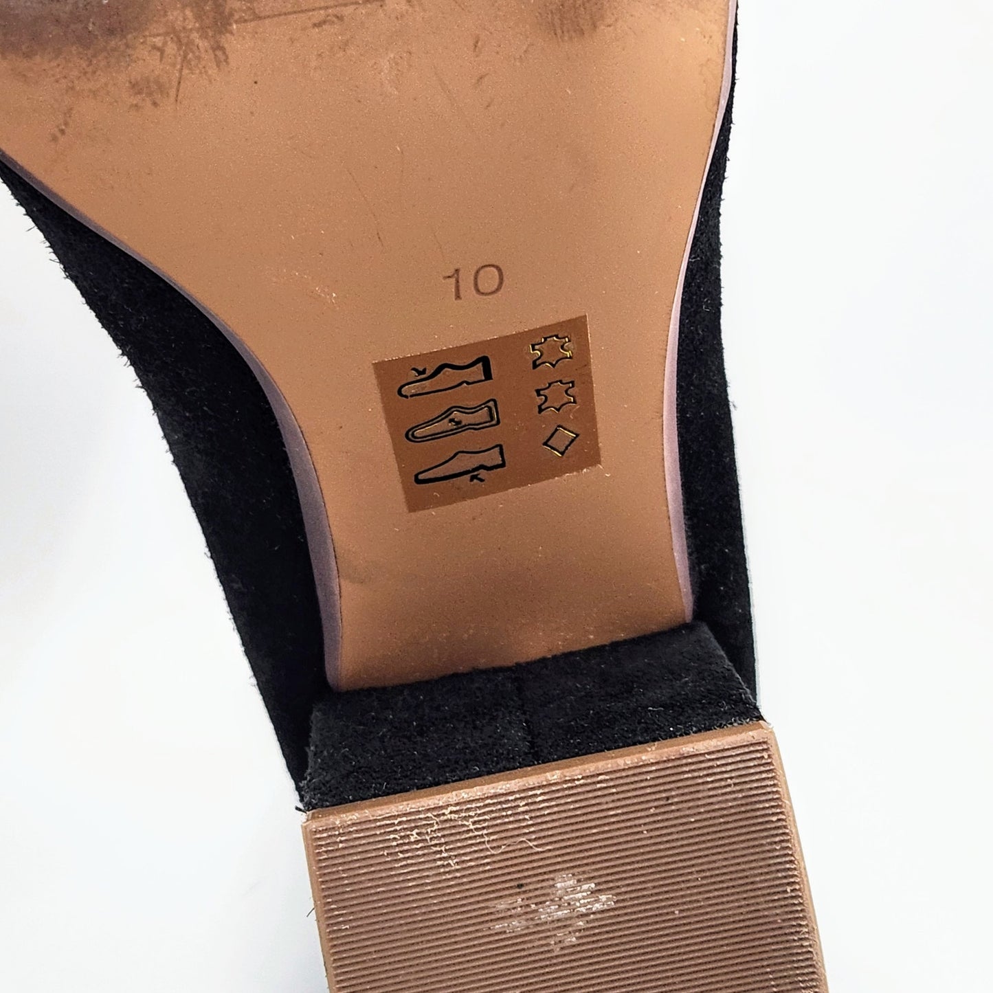 The Amalia Zip Ankle Boot in Suede True Black – Women's 10