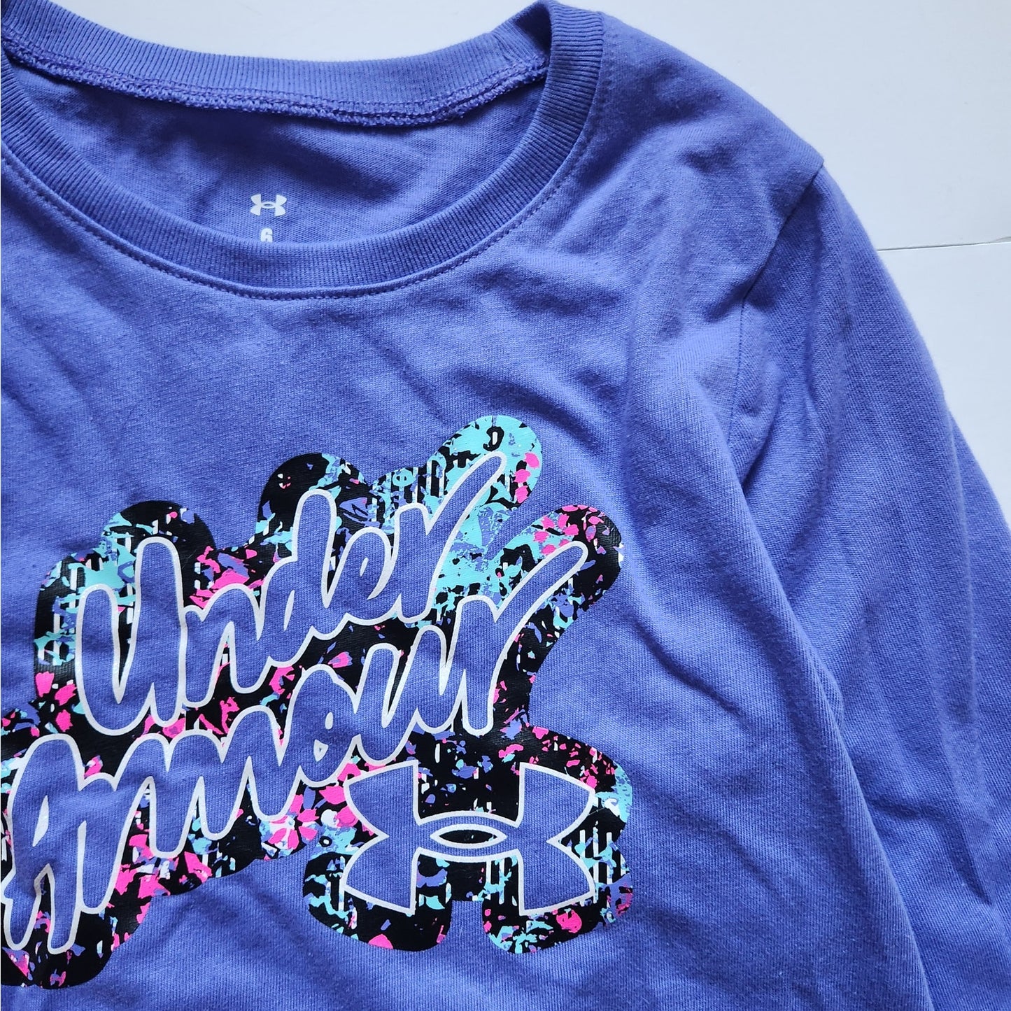 Girls Long Sleeve Peplum Top | Violet Storm | Size 6 NWT