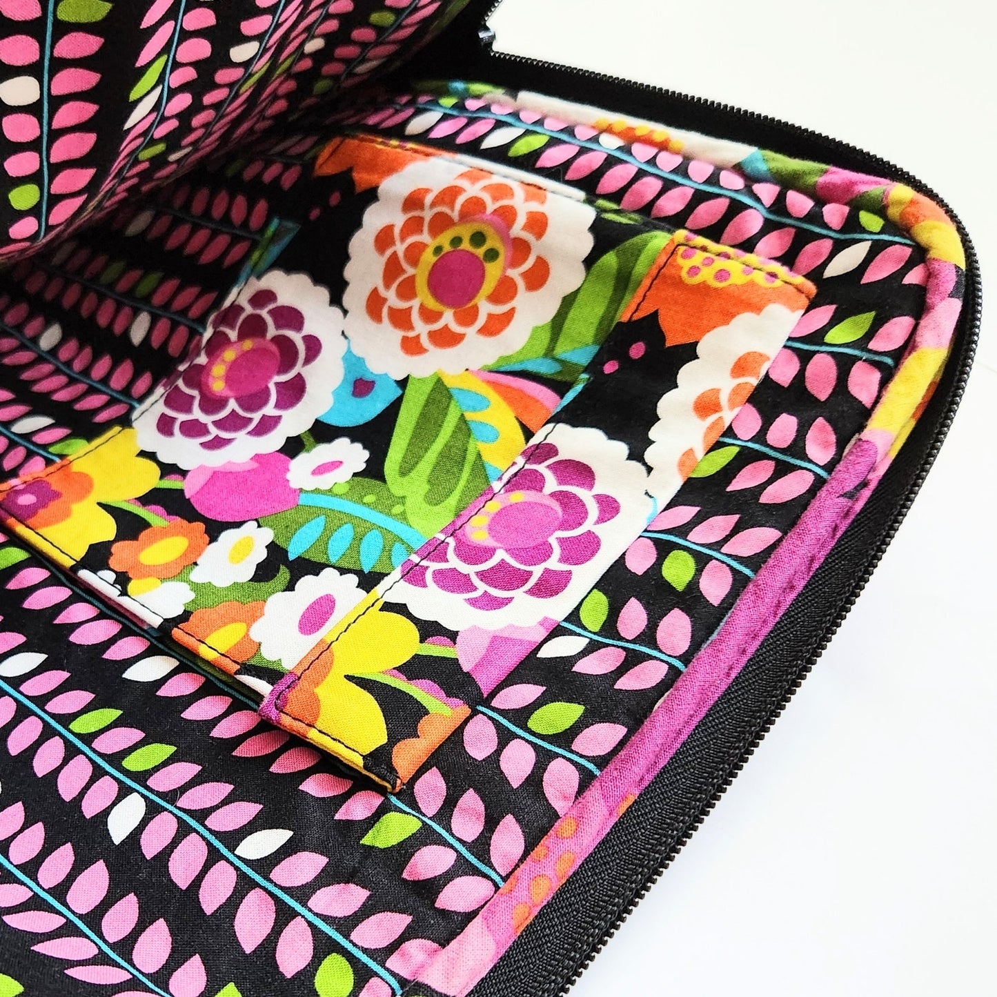 Vera Bradley Va Va Bloom 17" Quilted Laptop Sleeve Case – Bright Floral Print - Women
