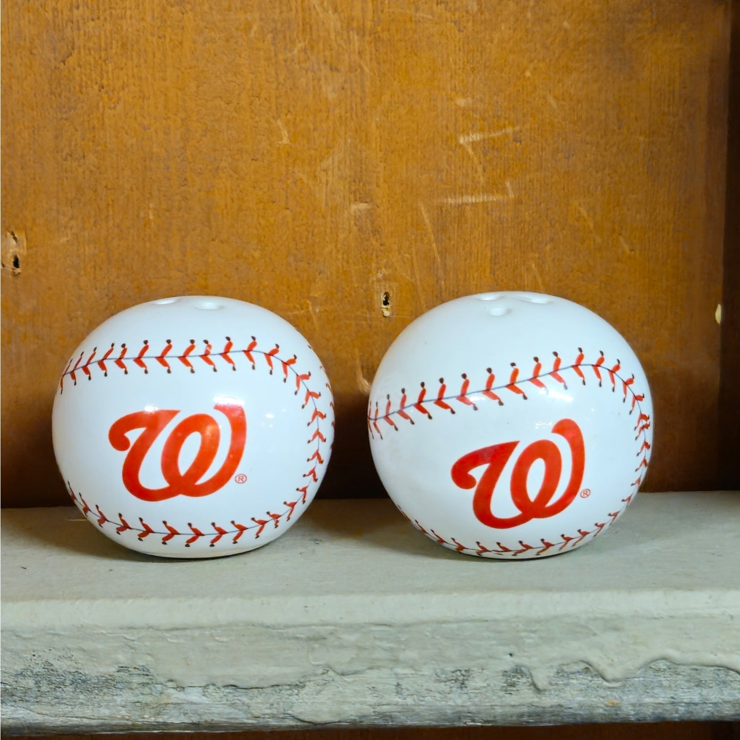 Washington Nationals Baseball Salt and Pepper Shakers – NIB MLB Kitchen Decor