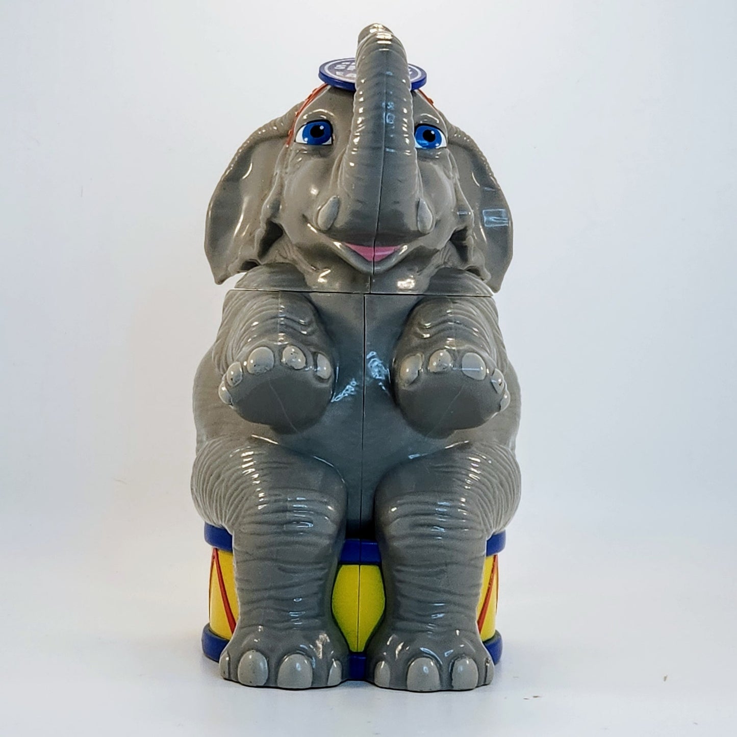 Circus Clown & Elephant Plastic Flip Top Souvenir Cups