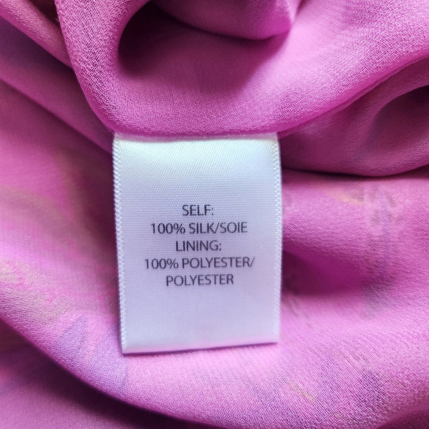 Tanya Taylor Dita Silk Wrap Ruffle Dress – Jungle Leaves Purple – Size 8