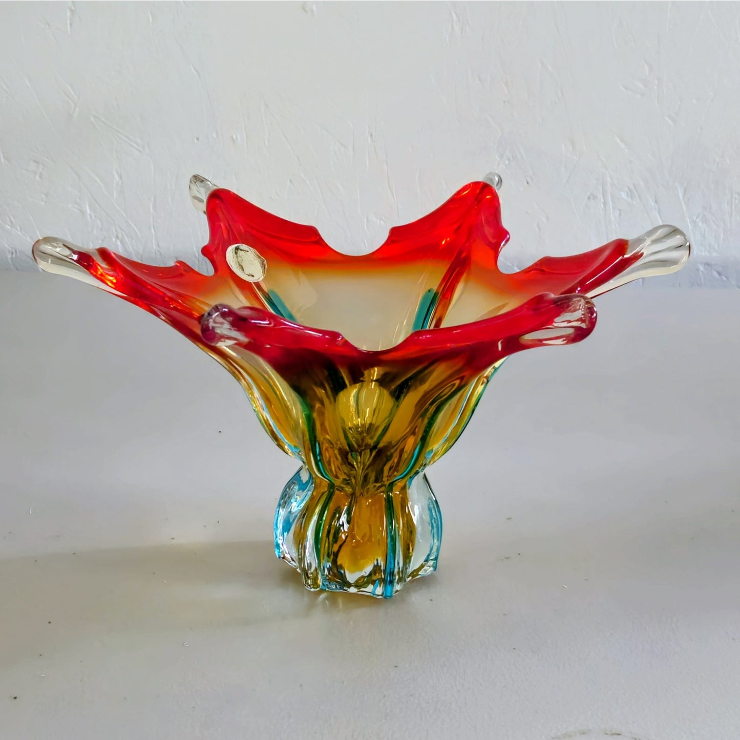 1960s Murano Glass Starfish Centerpiece Bowl