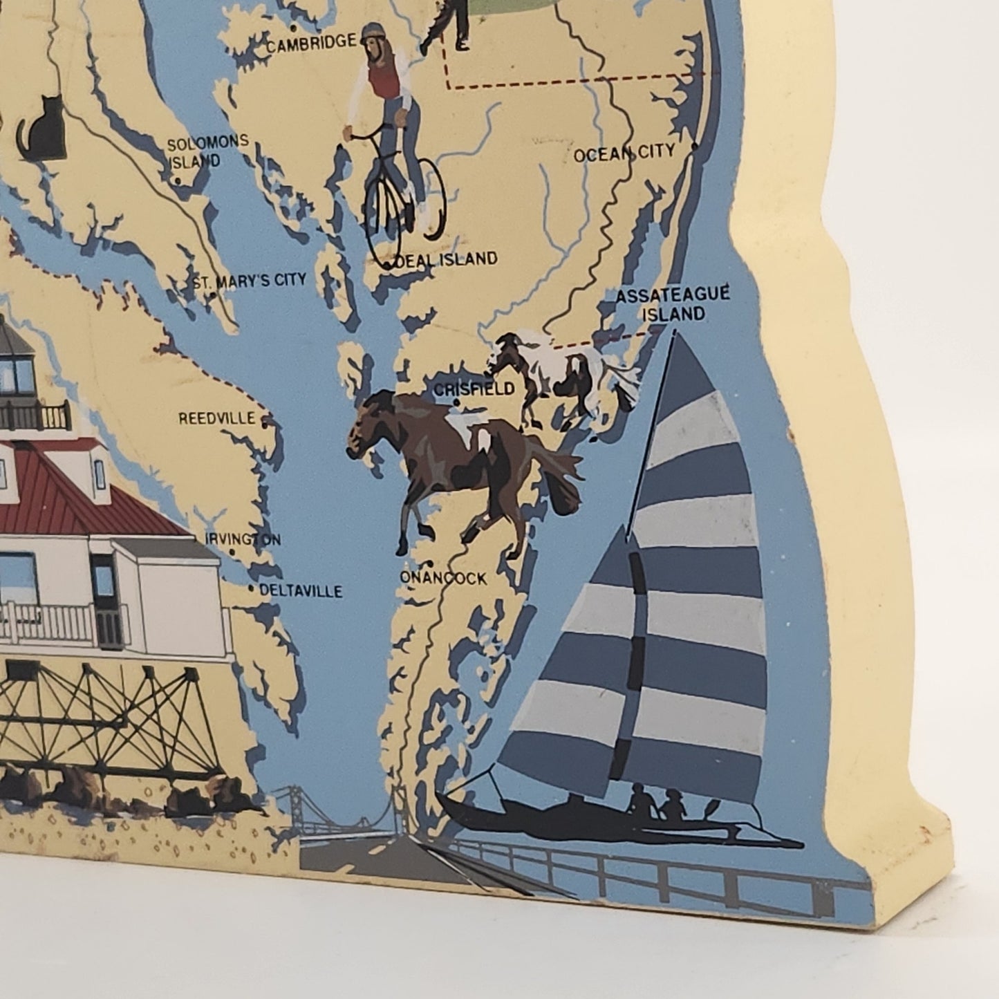 Chesapeake Bay Shelf Sitter | Historic Trails & Waterways Collection | 2005, Faline Signed